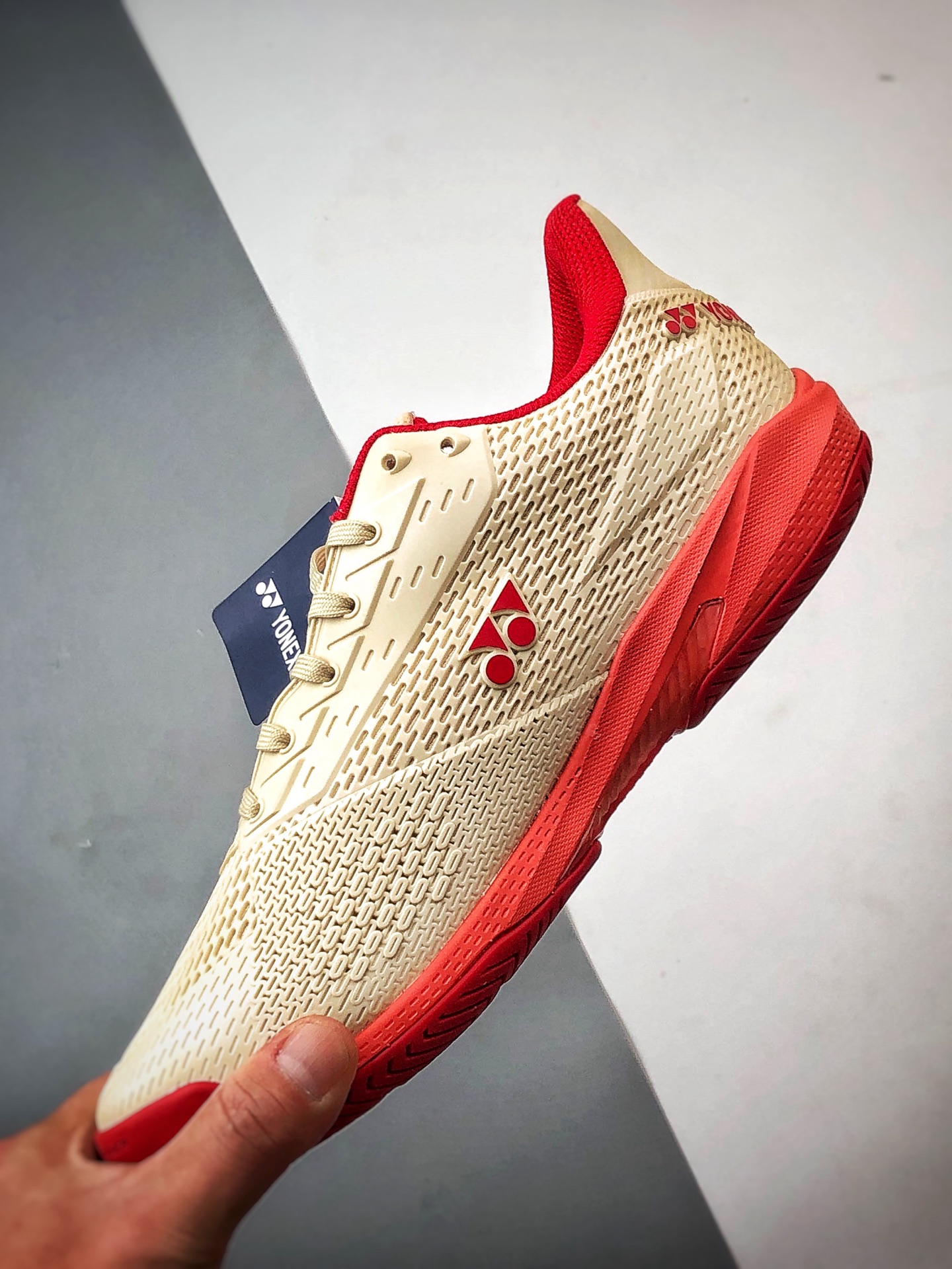 YONEX AD-ACCEL 米白红 尤尼克斯速度型专业舒适网球鞋-Top High Quatity Cheap Sneakers Fashion Clothing Clothes Bags handbags Shoes of all Brand wholesale With The best Quality And Beautiful Price from China Factory Chinese suppliers wholesaler seller YONEX AD-ACCEL 米白红 尤尼克斯速度型专业舒适网球鞋