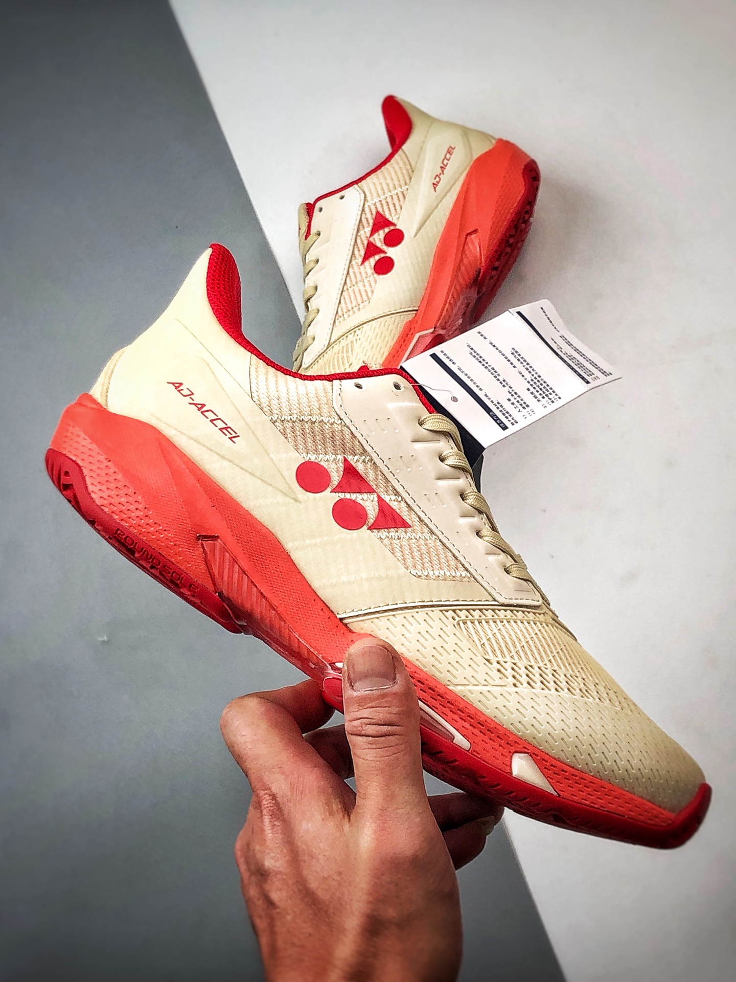 YONEX AD-ACCEL 米白红 尤尼克斯速度型专业舒适网球鞋-Top High Quatity Cheap Sneakers Fashion Clothing Clothes Bags handbags Shoes of all Brand wholesale With The best Quality And Beautiful Price from China Factory Chinese suppliers wholesaler seller YONEX AD-ACCEL 米白红 尤尼克斯速度型专业舒适网球鞋