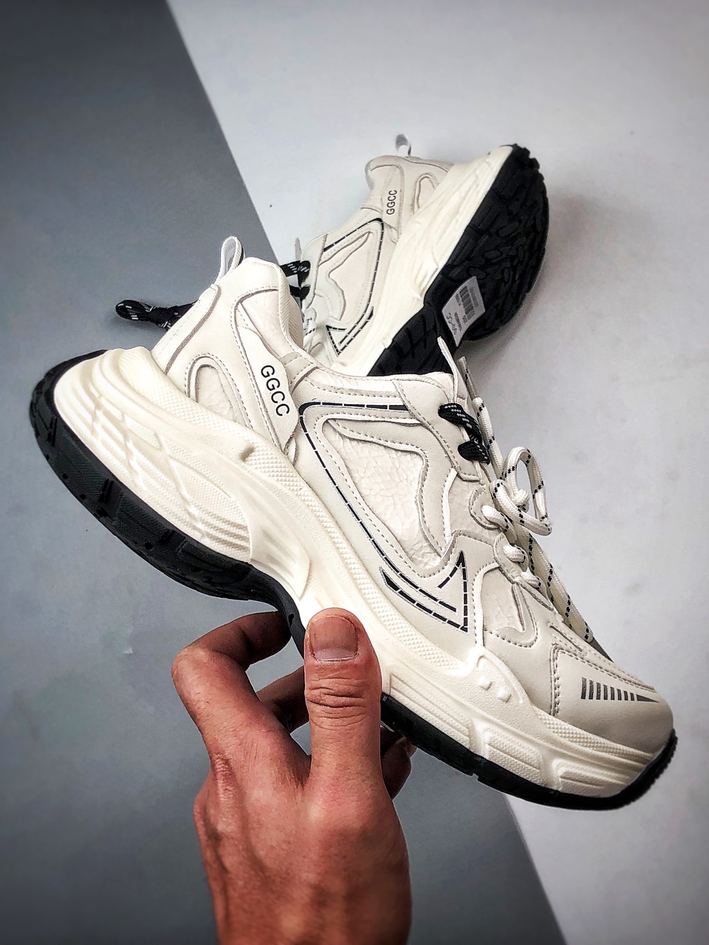 GG-CC 星河光谱 系列 米白 26ss新款 休闲运动厚底增高老爹鞋-Top High Quatity Cheap Sneakers Fashion Clothing Clothes Bags handbags Shoes of all Brand wholesale With The best Quality And Beautiful Price from China Factory Chinese suppliers wholesaler seller GG-CC 星河光谱 系列 米白 26ss新款 休闲运动厚底增高老爹鞋