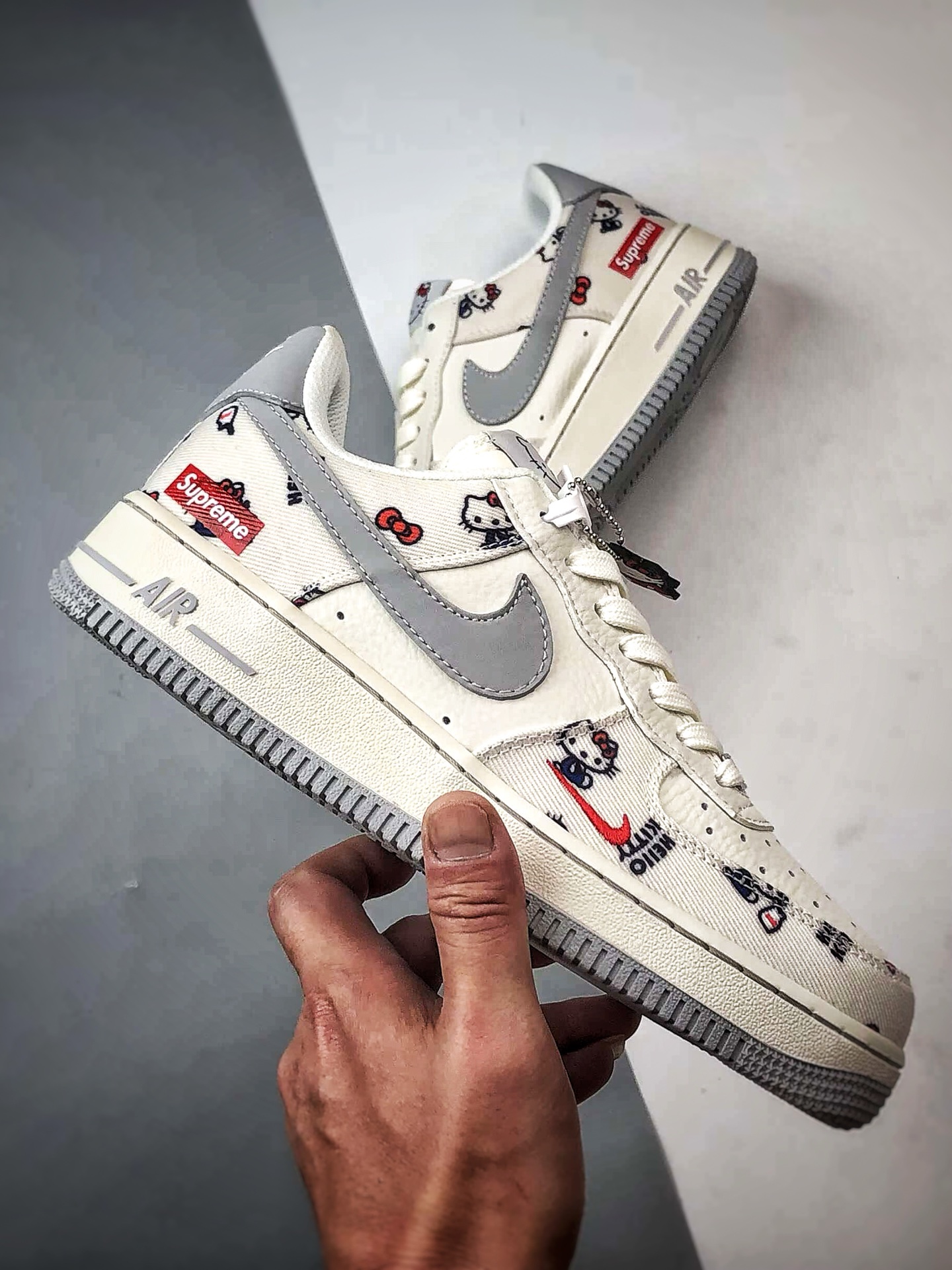 Sup x Air Force 1 Low 凯蒂猫米白灰 NH0601-608