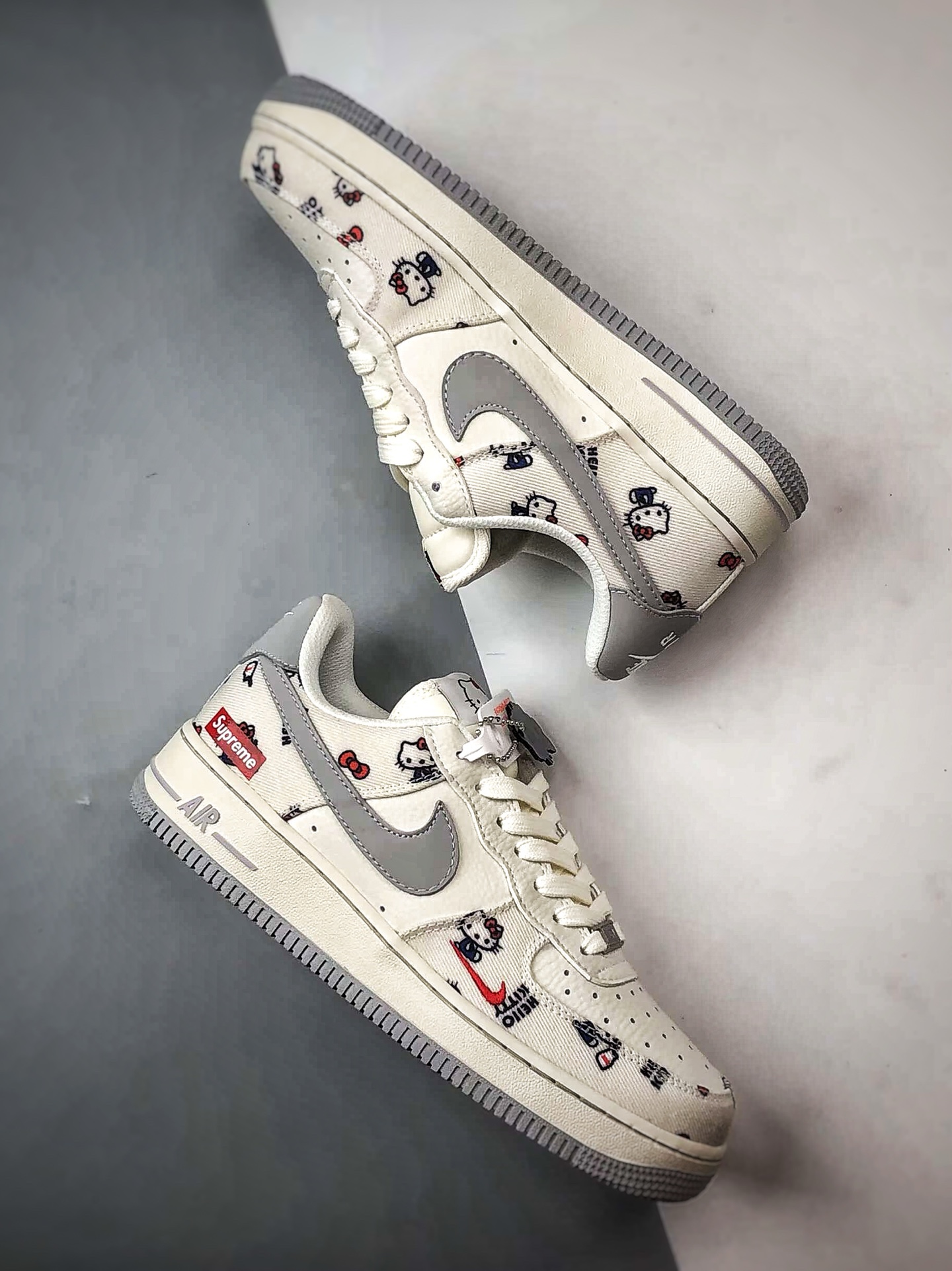 Sup x Air Force 1 Low 凯蒂猫米白灰 NH0601-608