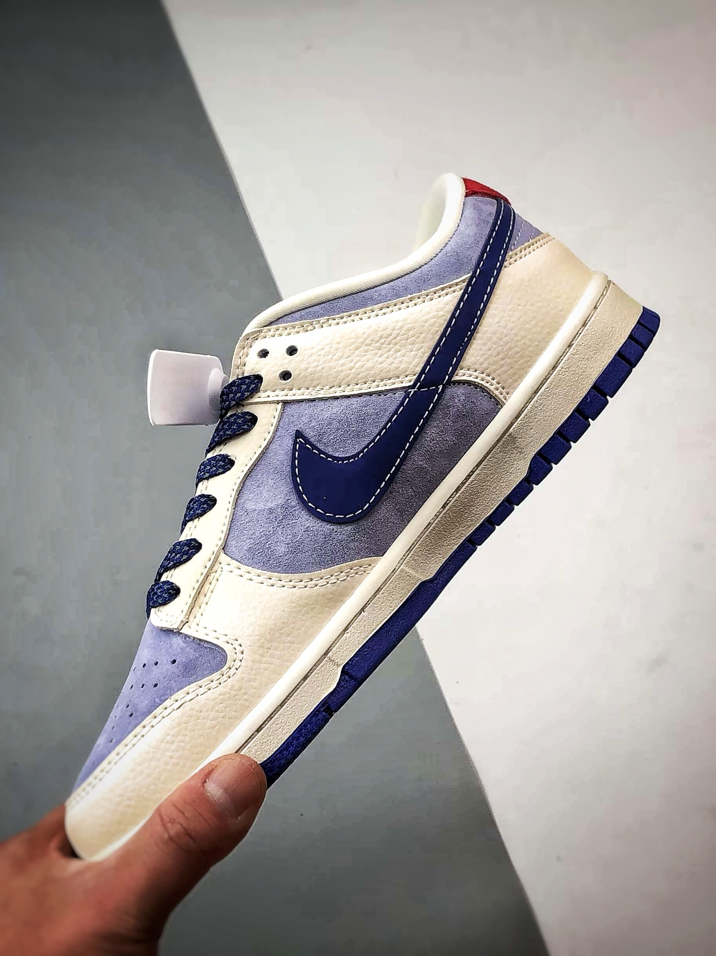 NK Dunk Low Retro ”DIY高端定制” Sup麂皮拼接米白蓝 低帮休闲运动板鞋 TX1688-005-Top High Quatity Cheap Sneakers Fashion Clothing Clothes Bags handbags Shoes of all Brand wholesale With The best Quality And Beautiful Price from China Factory Chinese suppliers wholesaler seller NK Dunk Low Retro ”DIY高端定制” Sup麂皮拼接米白蓝 低帮休闲运动板鞋 TX1688-005