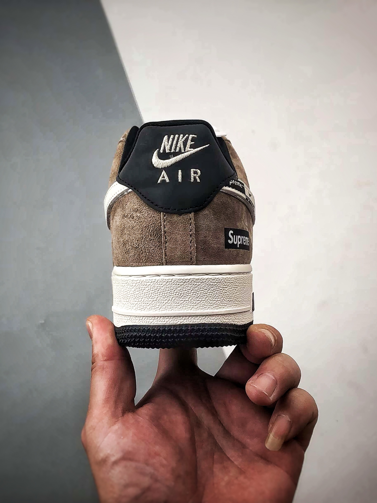 Sup x Air Force 1 Low 白棕黑反光钩 WY0655-101 Sup x Air Force 1 Low 白棕黑反光钩 WY0655-101