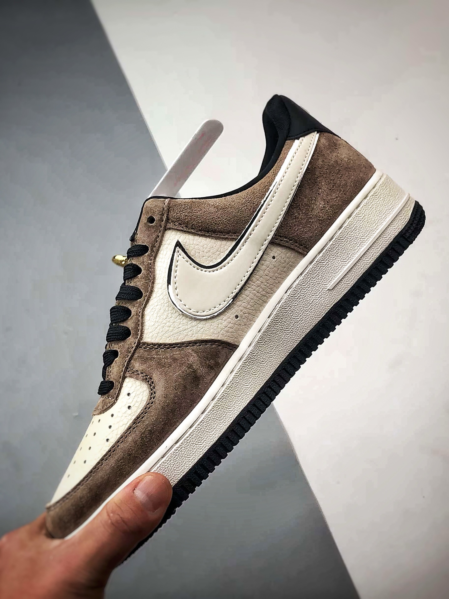Sup x Air Force 1 Low 白棕黑反光钩 WY0655-101 Sup x Air Force 1 Low 白棕黑反光钩 WY0655-101