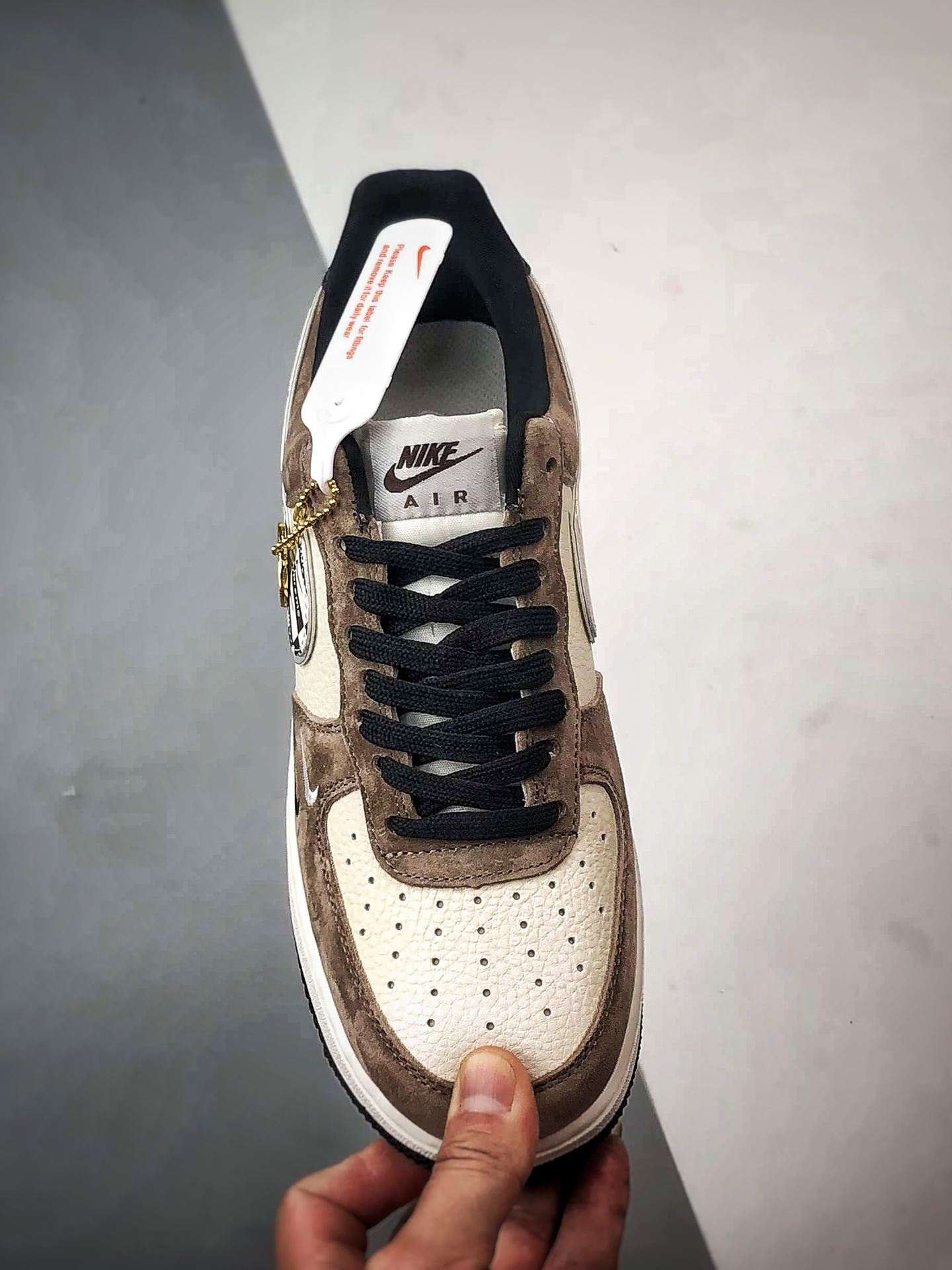 Sup x Air Force 1 Low 白棕黑反光钩 WY0655-101 Sup x Air Force 1 Low 白棕黑反光钩 WY0655-101