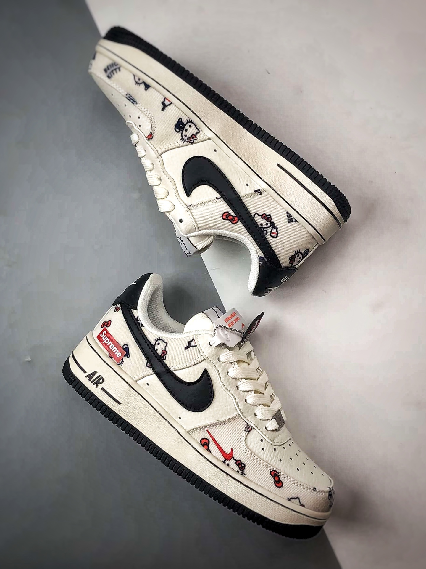 Sup x Air Force 1 Low 凯蒂猫米白黑 NH0601-607-Top High Quatity Cheap Sneakers Fashion Clothing Clothes Bags handbags Shoes of all Brand wholesale With The best Quality And Beautiful Price from China Factory Chinese suppliers wholesaler seller Sup x Air Force 1 Low 凯蒂猫米白黑 NH0601-607