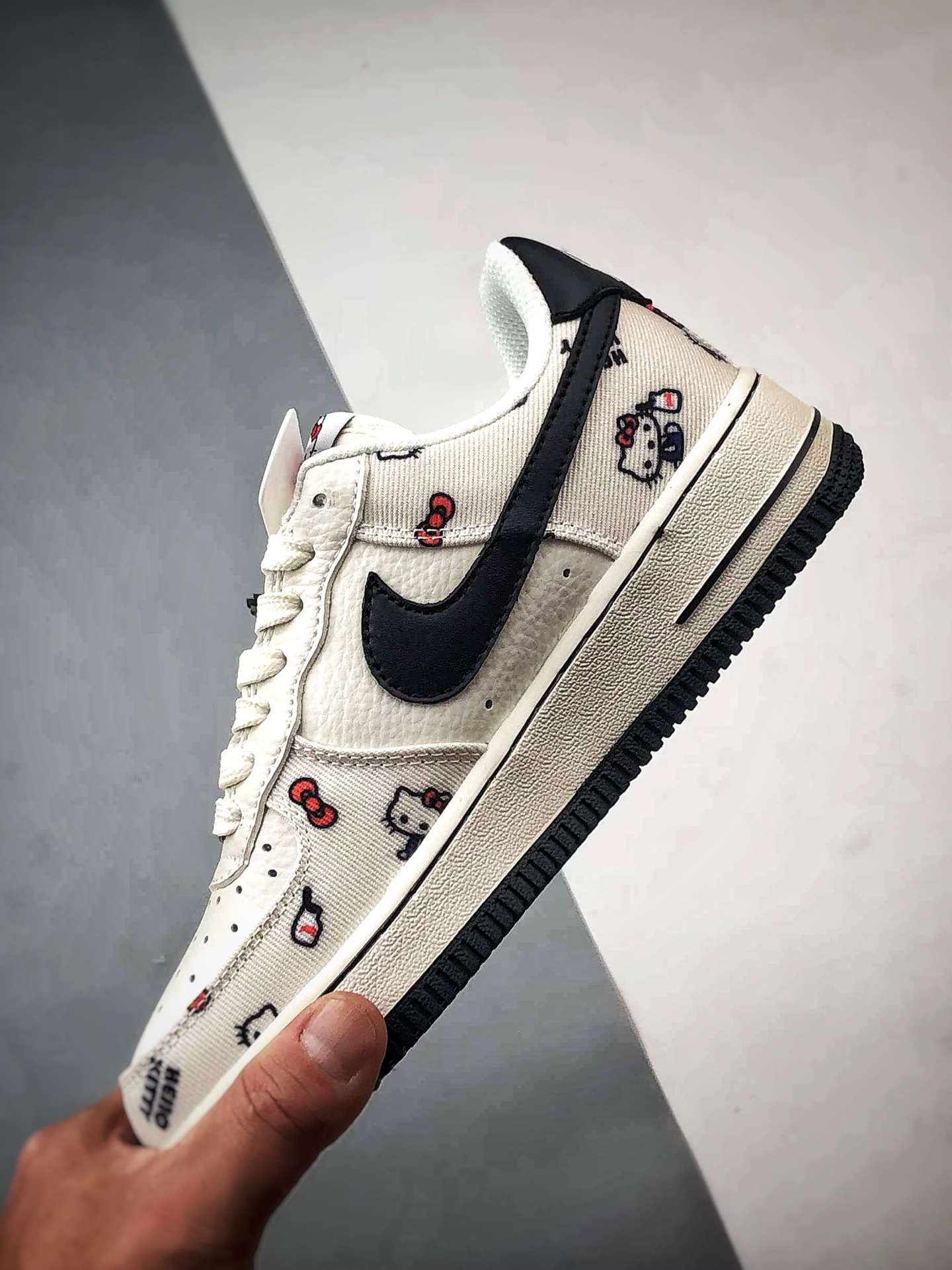 Sup x Air Force 1 Low 凯蒂猫米白黑 NH0601-607-Top High Quatity Cheap Sneakers Fashion Clothing Clothes Bags handbags Shoes of all Brand wholesale With The best Quality And Beautiful Price from China Factory Chinese suppliers wholesaler seller Sup x Air Force 1 Low 凯蒂猫米白黑 NH0601-607