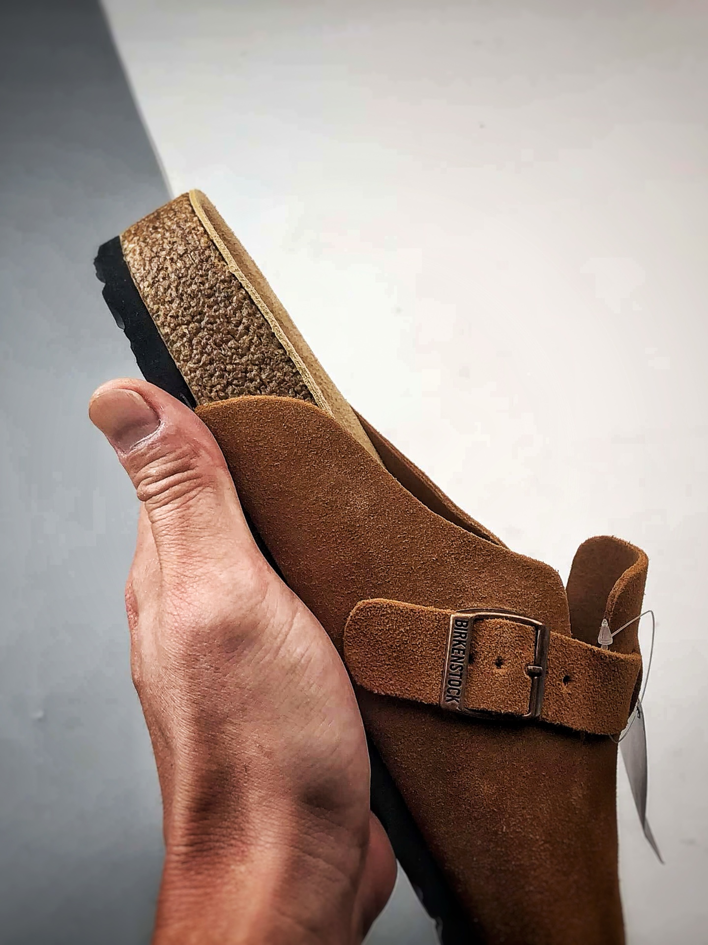 Birkenstock Boston 驼色 勃肯宽版休闲舒适搭扣包头拖鞋-Top High Quatity Cheap Sneakers Fashion Clothing Clothes Bags handbags Shoes of all Brand wholesale With The best Quality And Beautiful Price from China Factory Chinese suppliers wholesaler seller Birkenstock Boston 驼色 勃肯宽版休闲舒适搭扣包头拖鞋