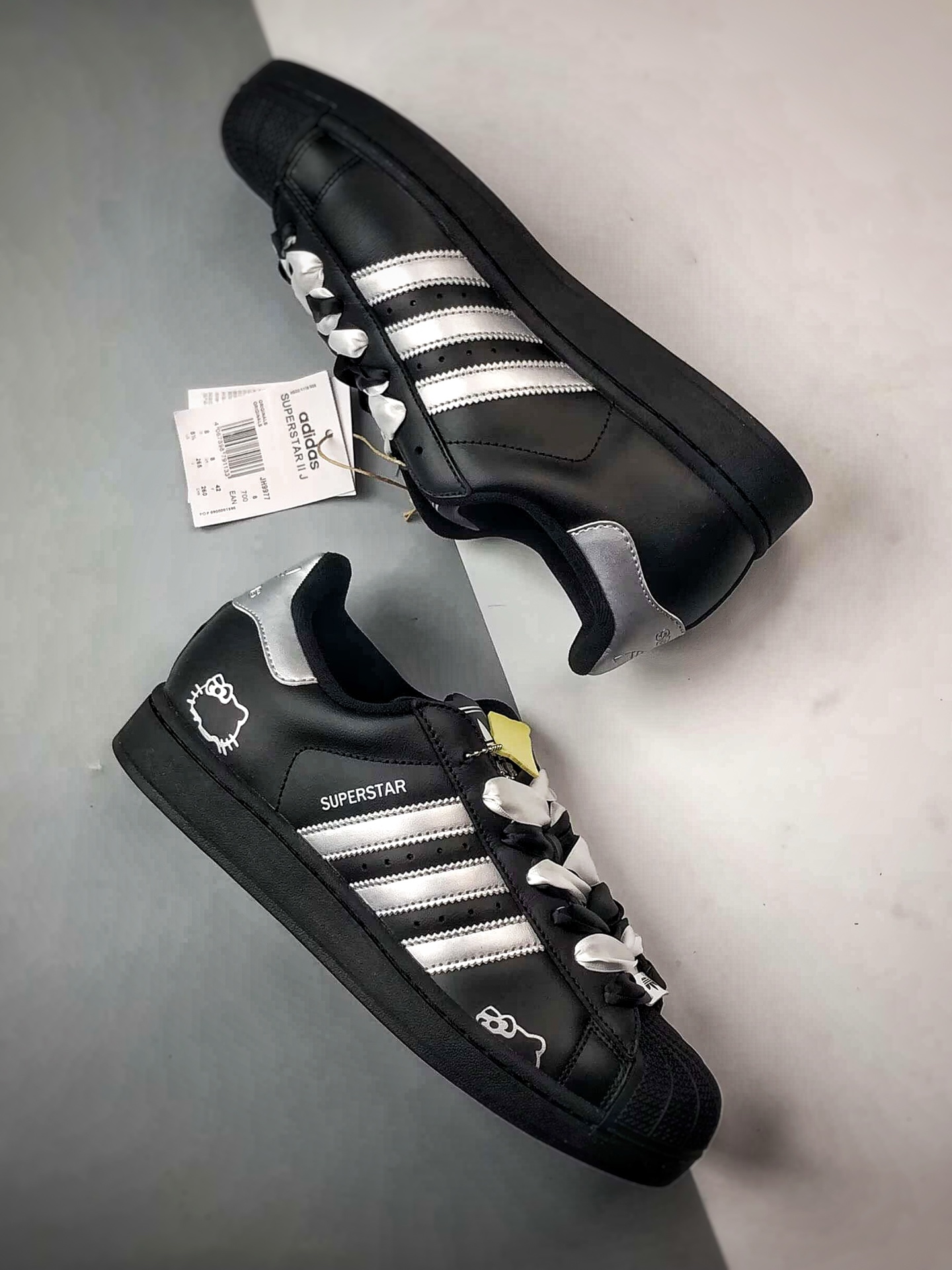 定制球鞋 Originals Superstar 2 月光喵 黑银贝壳头 JH9977-Top High Quatity Cheap Sneakers Fashion Clothing Clothes Bags handbags Shoes of all Brand wholesale With The best Quality And Beautiful Price from China Factory Chinese suppliers wholesaler seller 定制球鞋 Originals Superstar 2 月光喵 黑银贝壳头 JH9977