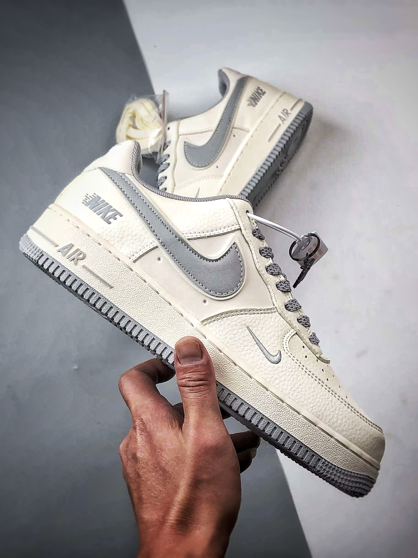 Air Force 1 '07 Low 米白灰反光 DN9688-113-Top High Quatity Cheap Sneakers Fashion Clothing Clothes Bags handbags Shoes of all Brand wholesale With The best Quality And Beautiful Price from China Factory Chinese suppliers wholesaler seller Air Force 1 '07 Low 米白灰反光 DN9688-113