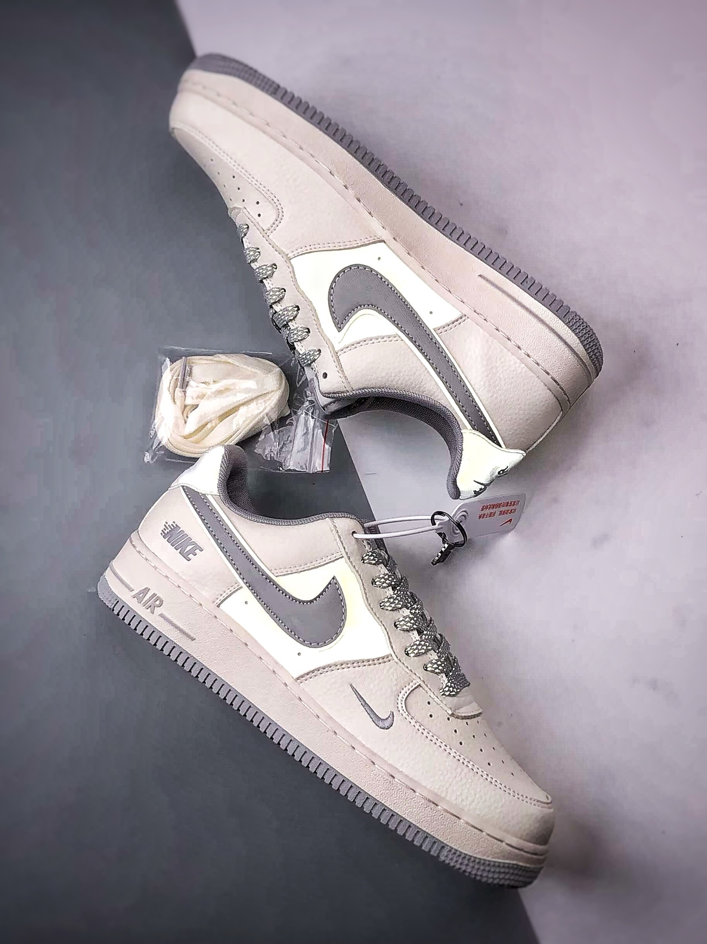 Air Force 1 '07 Low 米白灰反光 DN9688-113-Top High Quatity Cheap Sneakers Fashion Clothing Clothes Bags handbags Shoes of all Brand wholesale With The best Quality And Beautiful Price from China Factory Chinese suppliers wholesaler seller Air Force 1 '07 Low 米白灰反光 DN9688-113