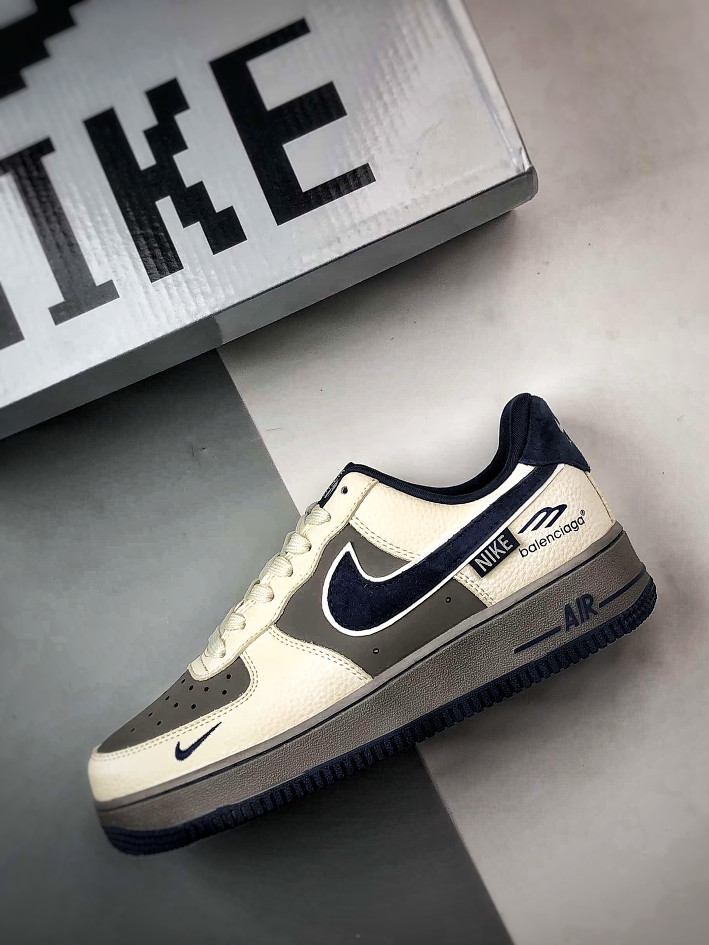 Blcg x TNF x Air Force 1 Low 米灰蓝 LD1999-033 Blcg x TNF x Air Force 1 Low 米灰蓝 LD1999-033