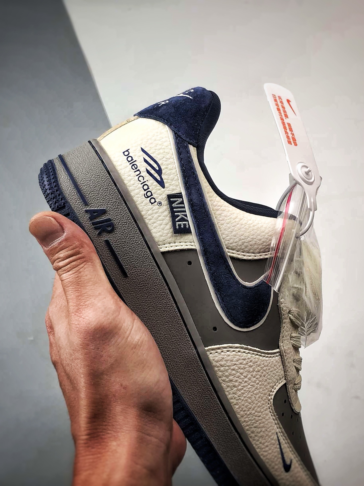 Blcg x TNF x Air Force 1 Low 米灰蓝 LD1999-033 Blcg x TNF x Air Force 1 Low 米灰蓝 LD1999-033