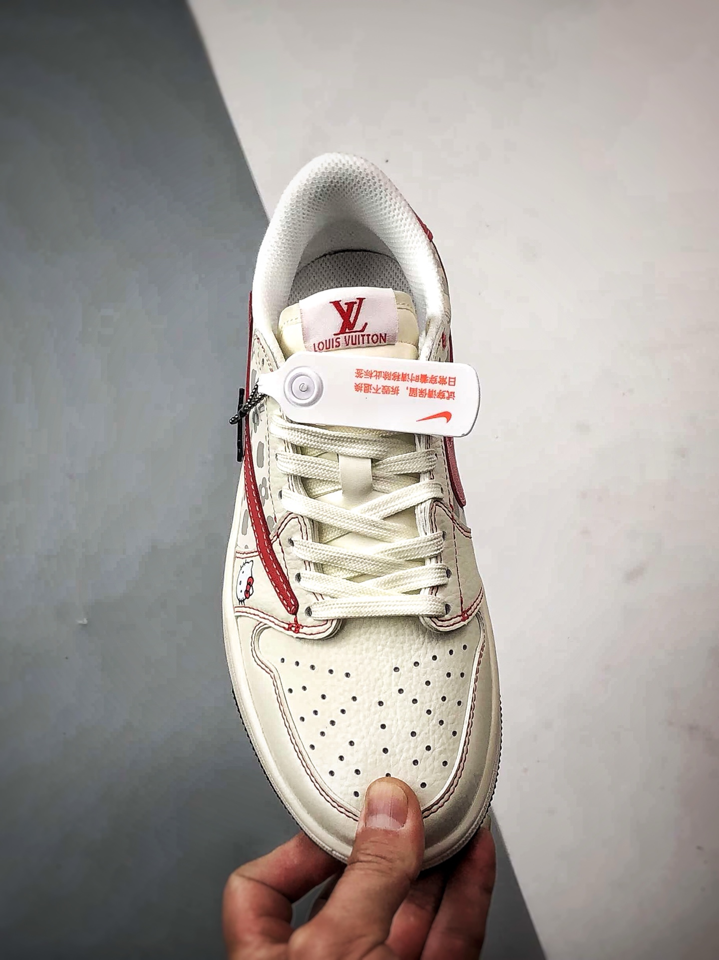 Air Jordan 1 Low ”高端定制” LV印花米白红 HF0591-001-Top High Quatity Cheap Sneakers Fashion Clothing Clothes Bags handbags Shoes of all Brand wholesale With The best Quality And Beautiful Price from China Factory Chinese suppliers wholesaler seller Air Jordan 1 Low ”高端定制” LV印花米白红 HF0591-001