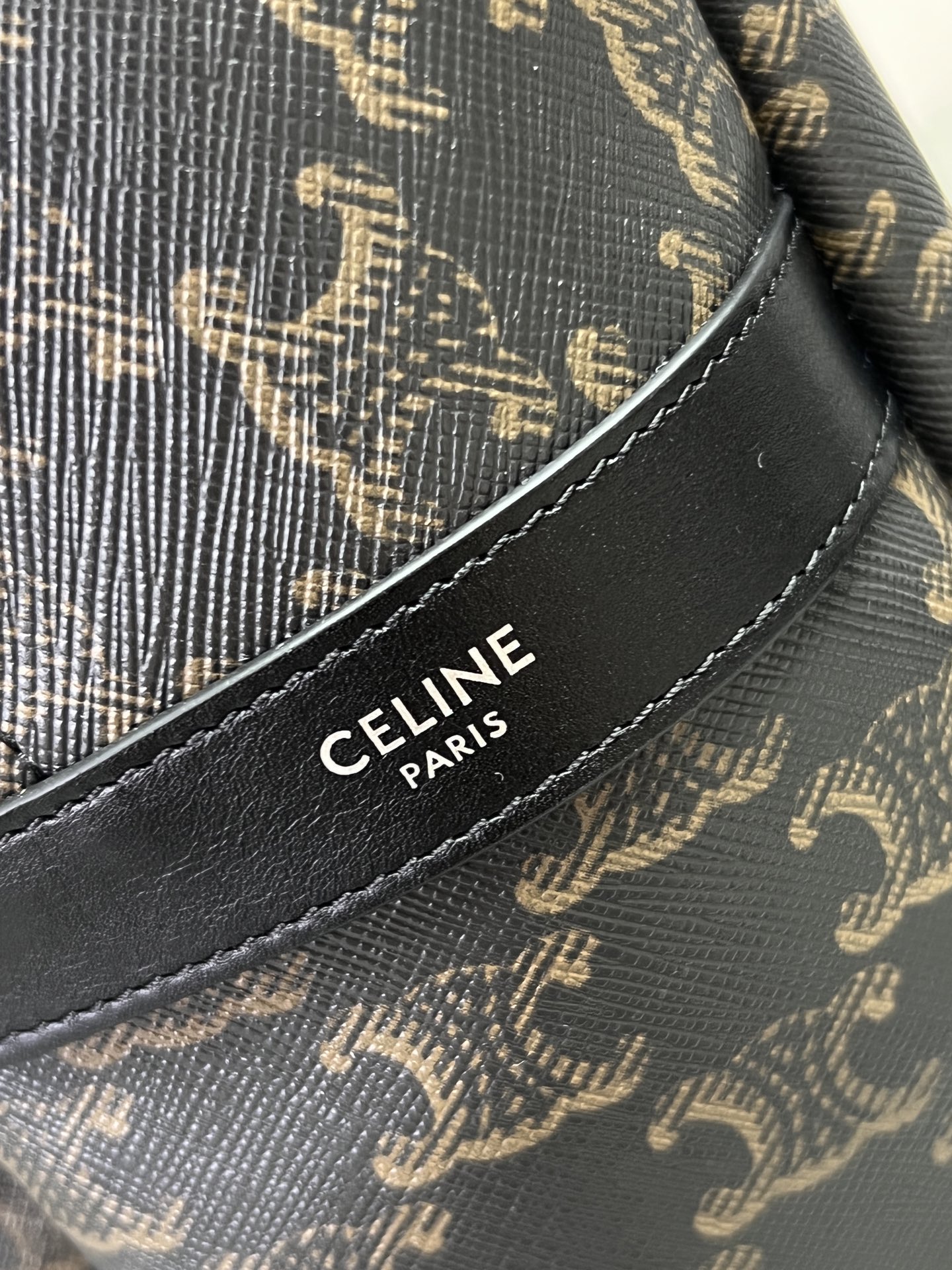Celine Additional details: Foil stamping details