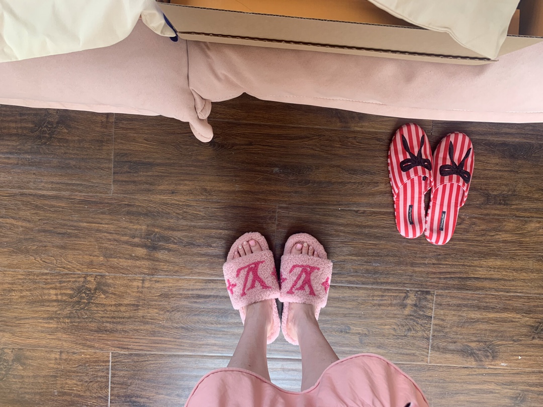 NO:545858,The pink is so gentle!  Love it very much, fur shoes and slippers19860909粉色好温柔呀！超爱哟,毛毛鞋拖鞋,slippers,Women's Shoes