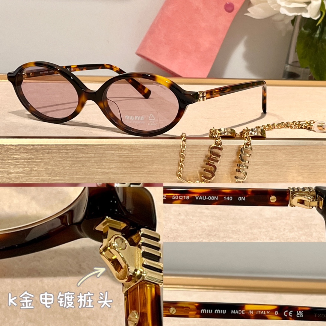  买过原版的宝
一副眼镜一个身份🆔
对版色来啦🤩
光泽度
立体感
细节
MIUMIU SMU04Z张元英