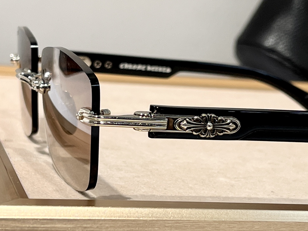 Rimless Sunglasses With Gradient Lenses And Metal Hardware - Elegant Shades 4 i1696400910 8394 1