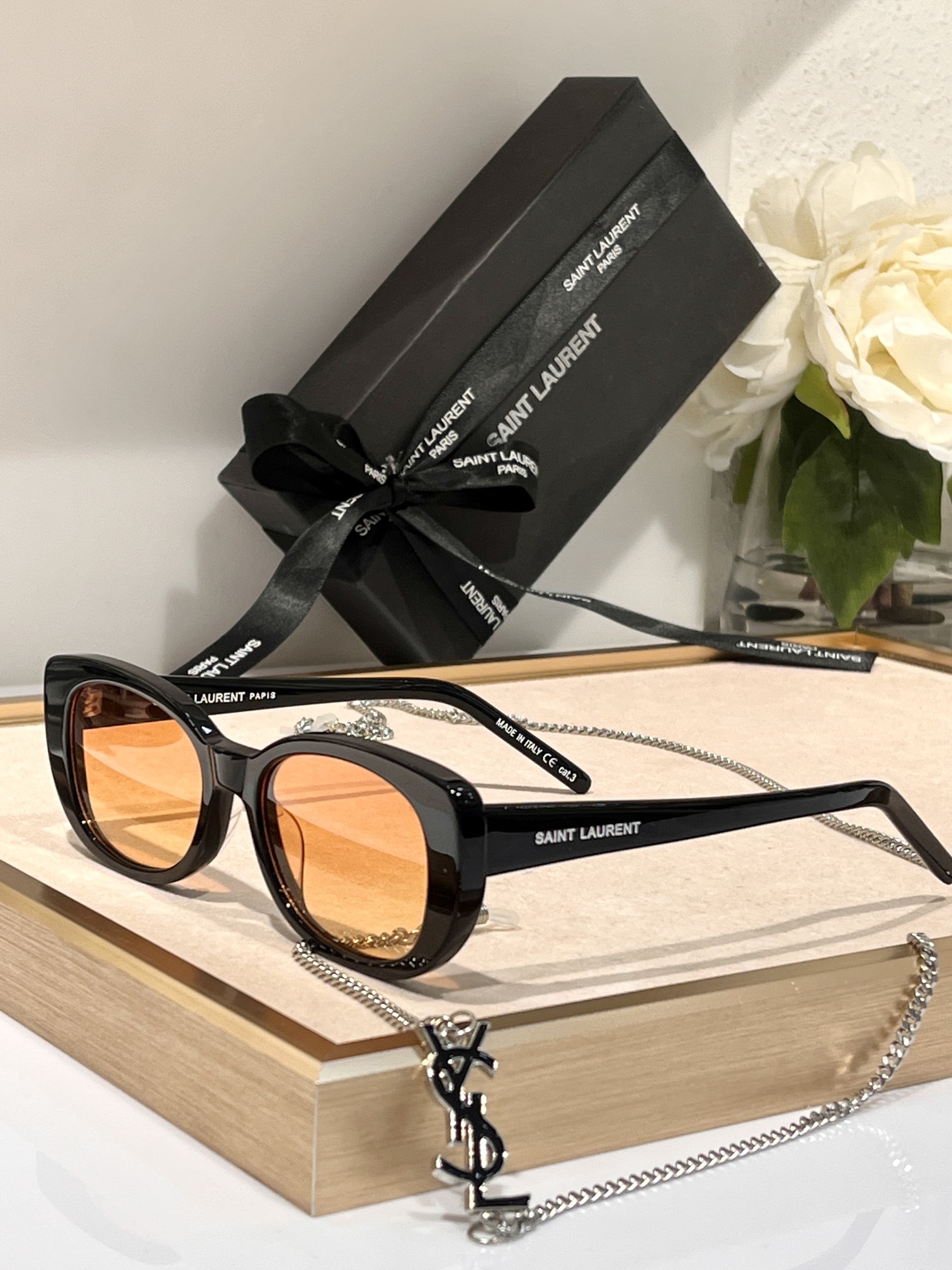  非市面流通货⚠️
SAINT LAURENT 
SL316
Size53口19-145💕

