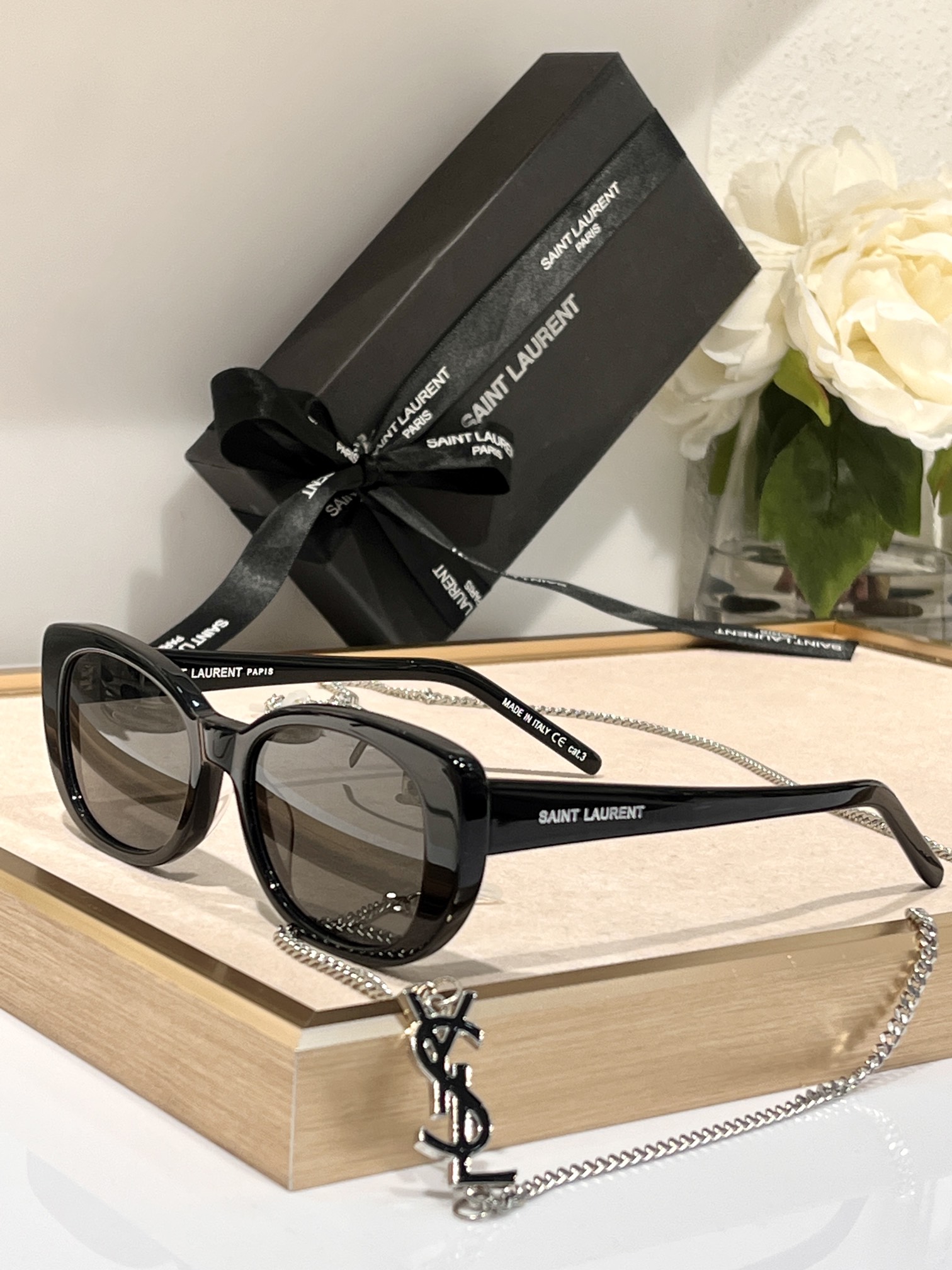  非市面流通货⚠️
SAINT LAURENT 
SL316
Size53口19-145💕

