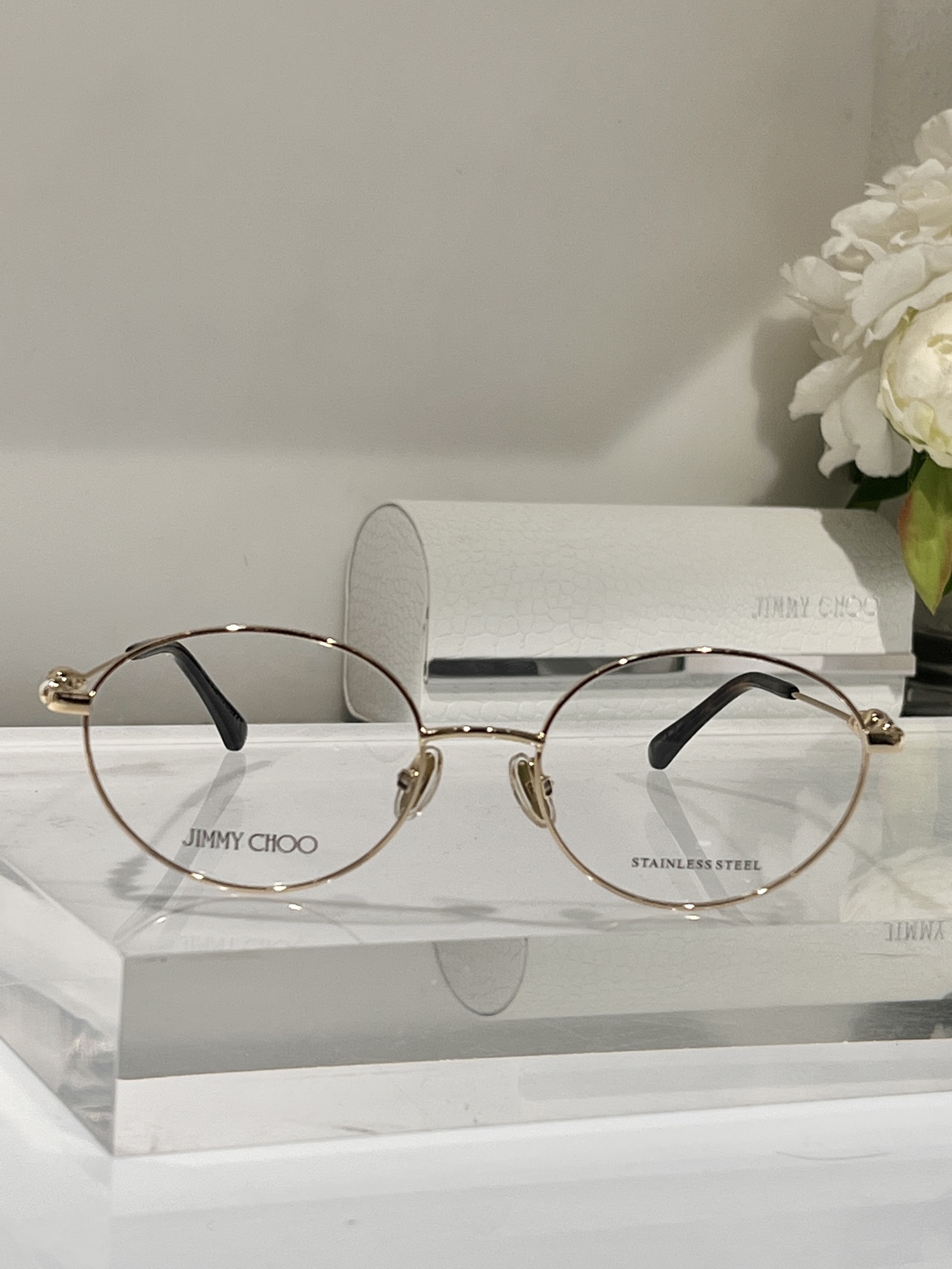 Jimmycho. High-quality frame JC340 (Ellipse) Size: 53-20-145 - 图片 9