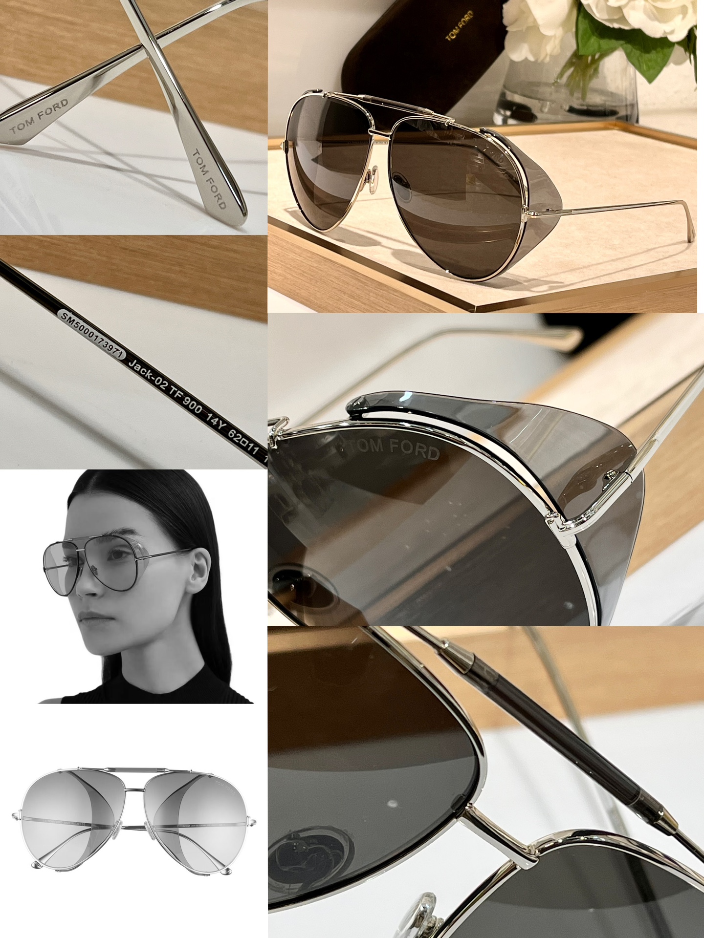  高品质
Tom Ford
Mod：Jack02 TF900
Size：62-11-140
高清内镀蓝膜