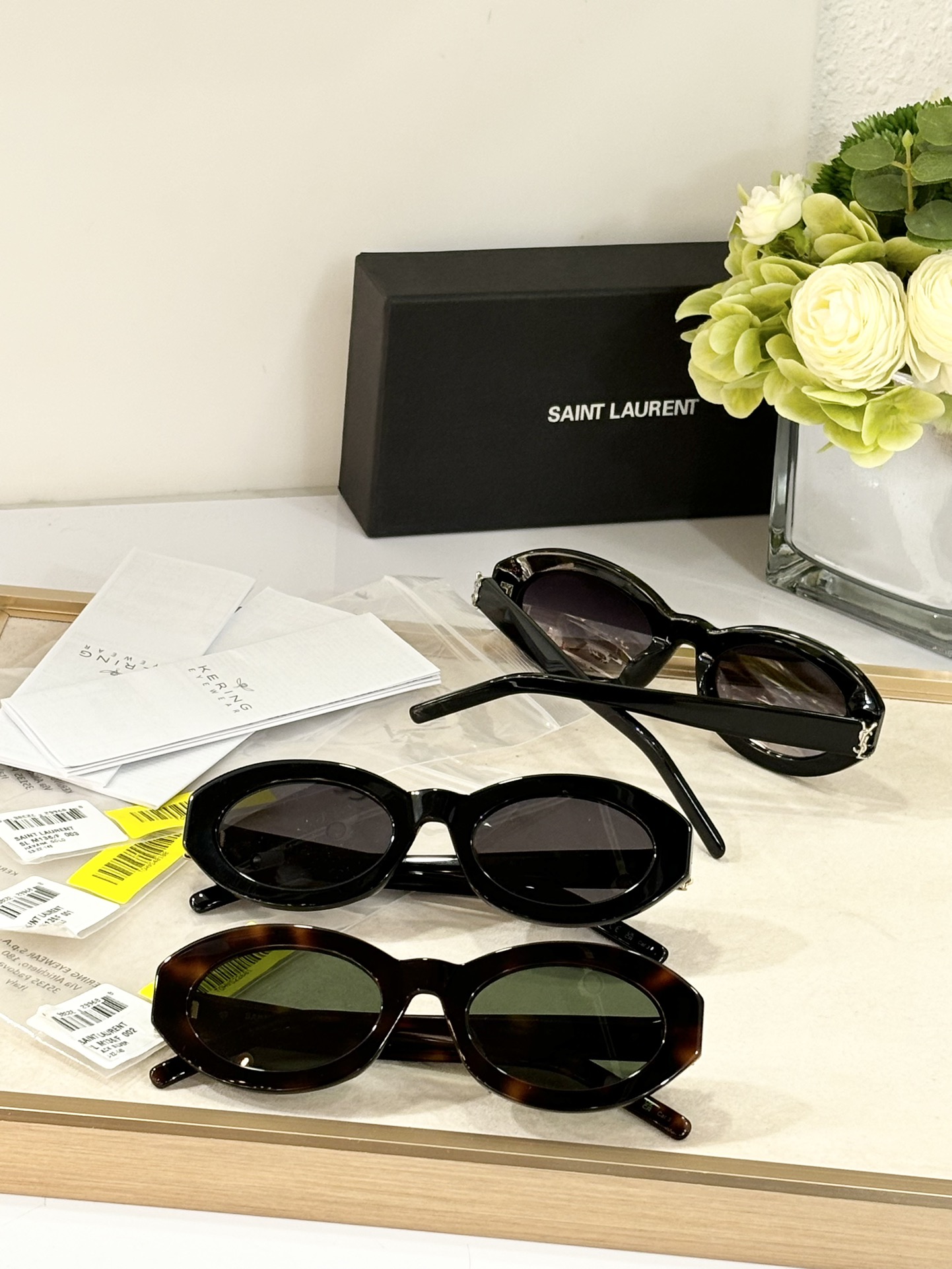 Saint Lauren* Mod: SL M136 Size: 52-22-140 Cyclical Box - 图片 9