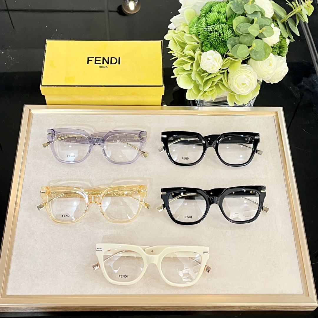 FENDI代购版本FE50065Size:50口21-140全新配色细节码住