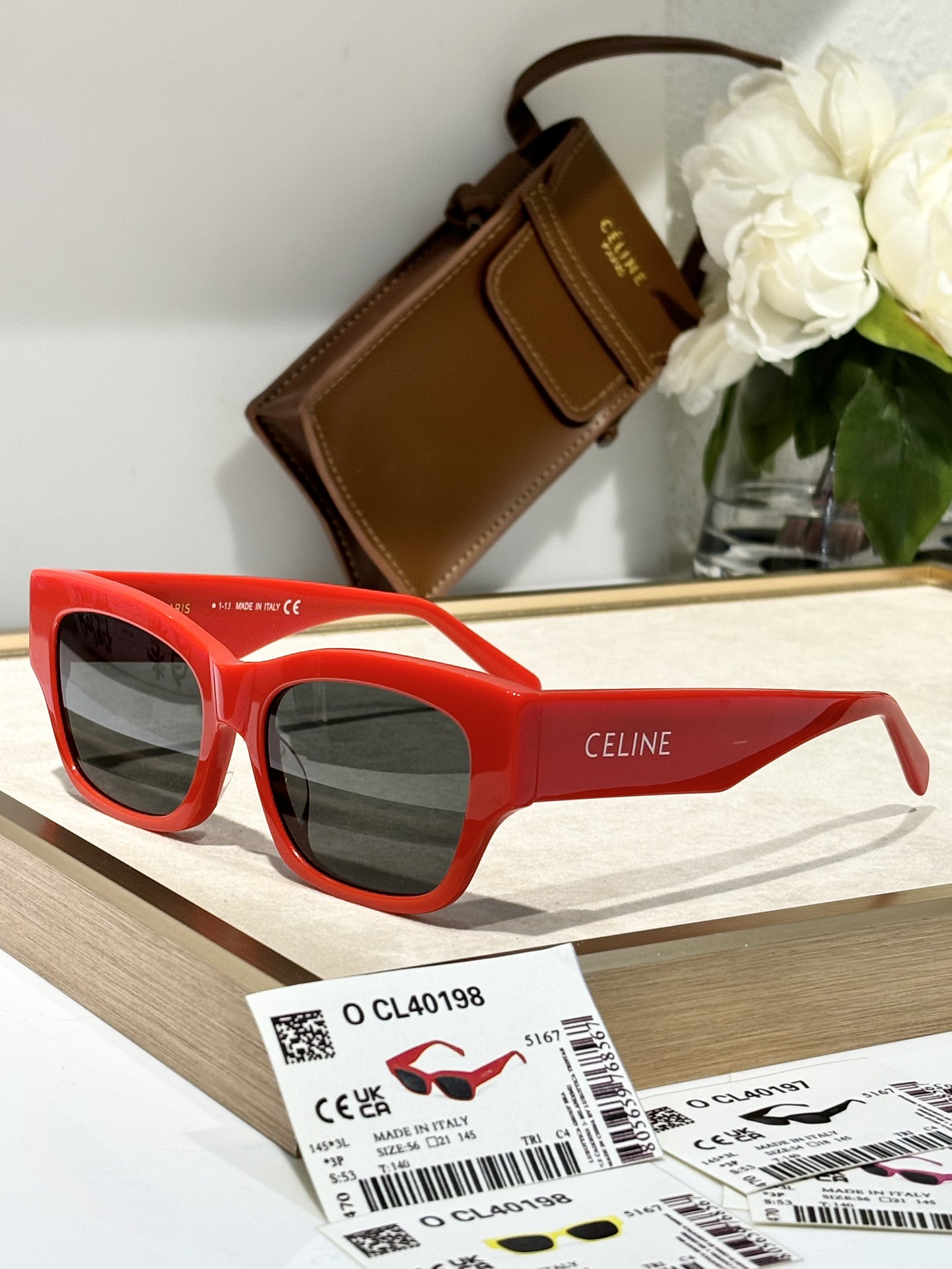 传图就卖的热门款冲Celine*Mod:CL40197SIZE54口18-145