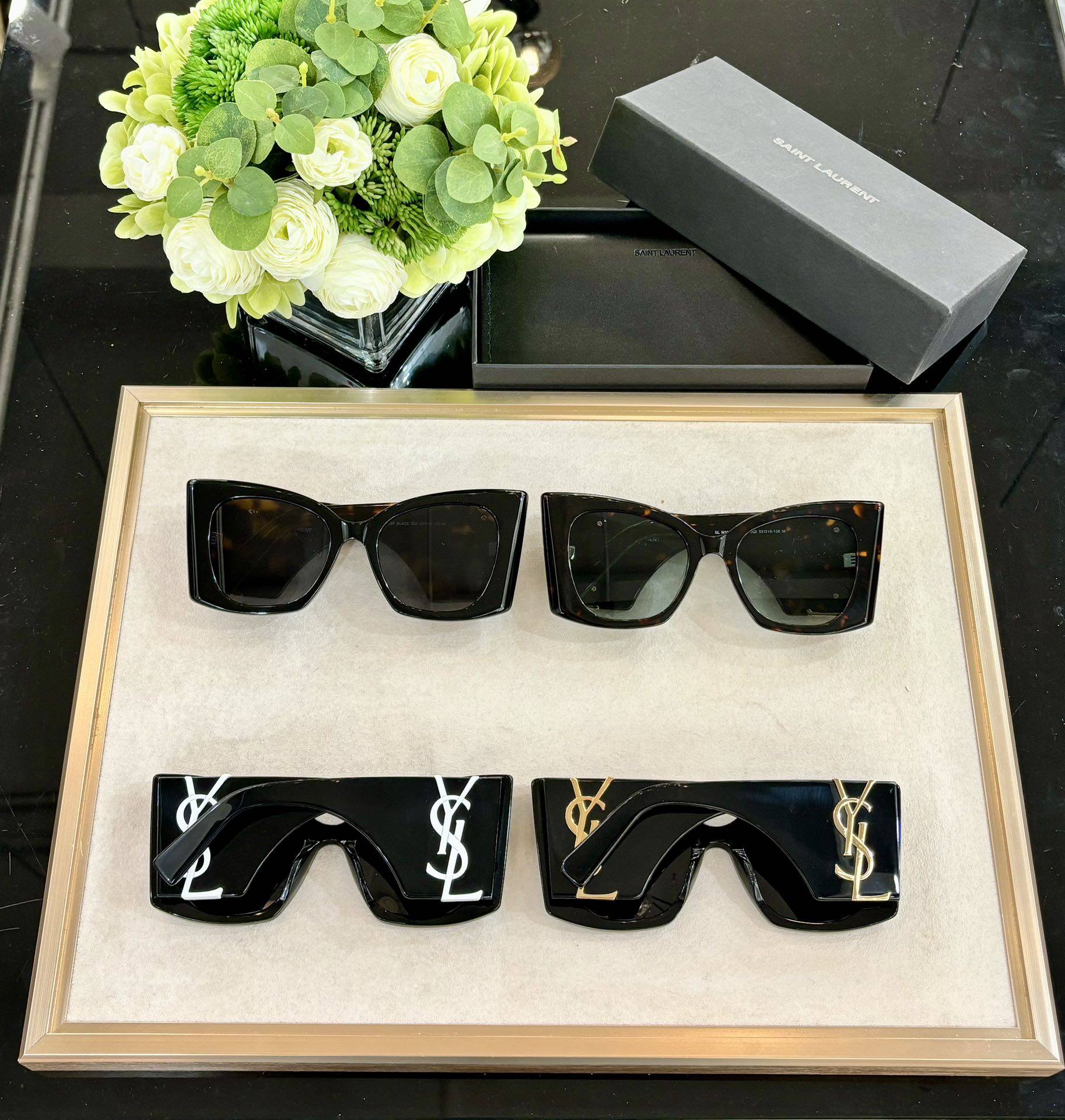 高版本Saint LaurentMod：SL M119FSize：53-19-135欧版无鼻托 Euro