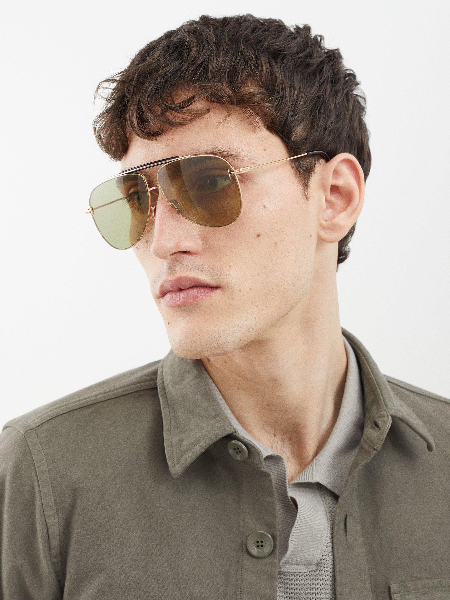  Tom Ford
Mod：TF1018
Size：60-11-145
高级感十足
对版鼻托
