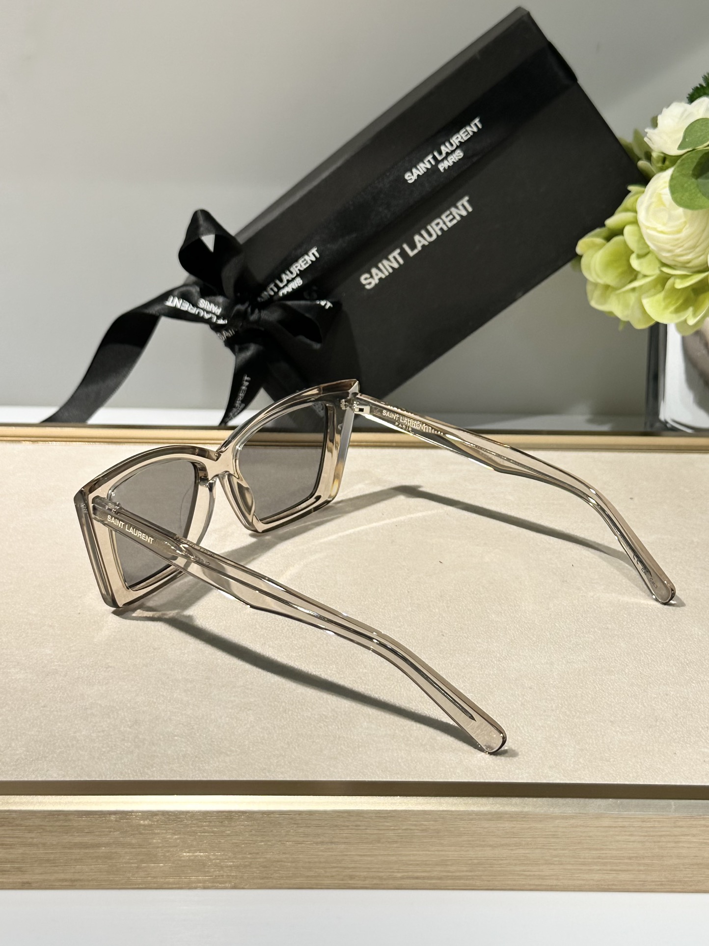 High-end small sign Circle It’s new! Saint Lauren* Mod: SL 657 Size: 54-17-145 Zenium - 图片 8