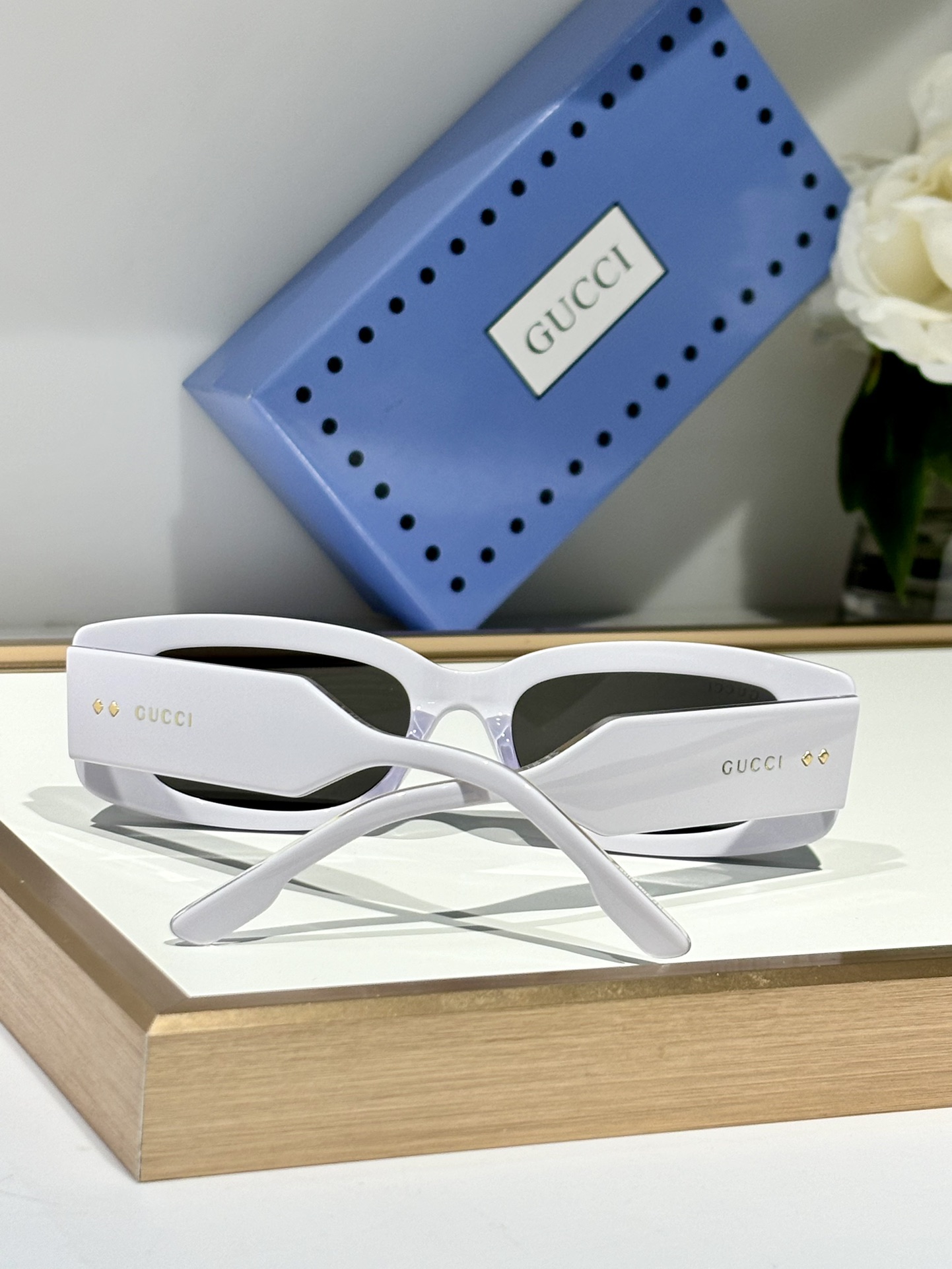  Gucc #新品 高版本
𝓰𝓾𝓬𝓬𝓲原版定制加厚板料
MODEL：GG1528S
SIZE：53口18
