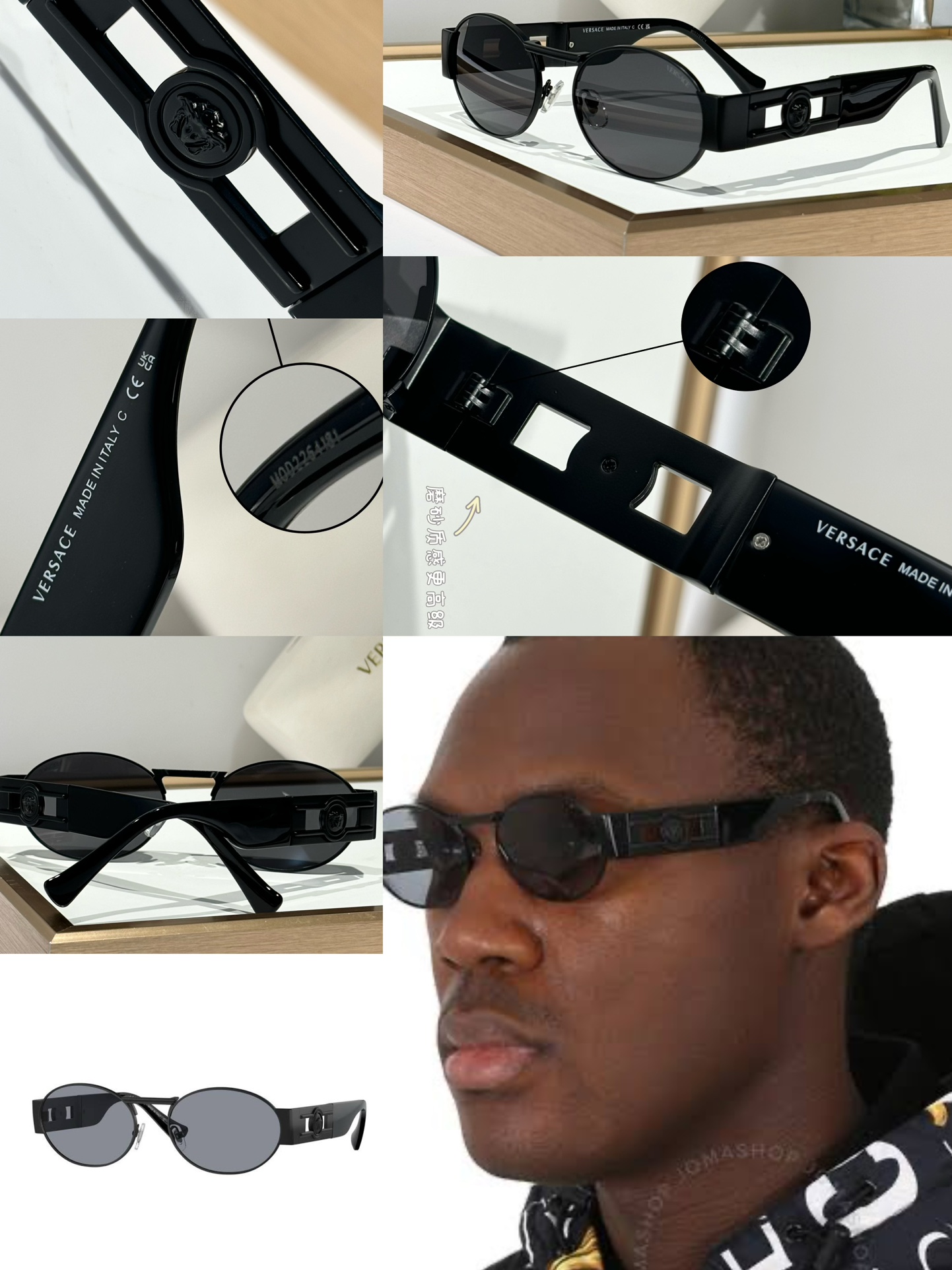 Versace VE2264 Matte Silver Sunglasses with Medusa Detail - Stylish Shades 2 i1723870887 4498 4