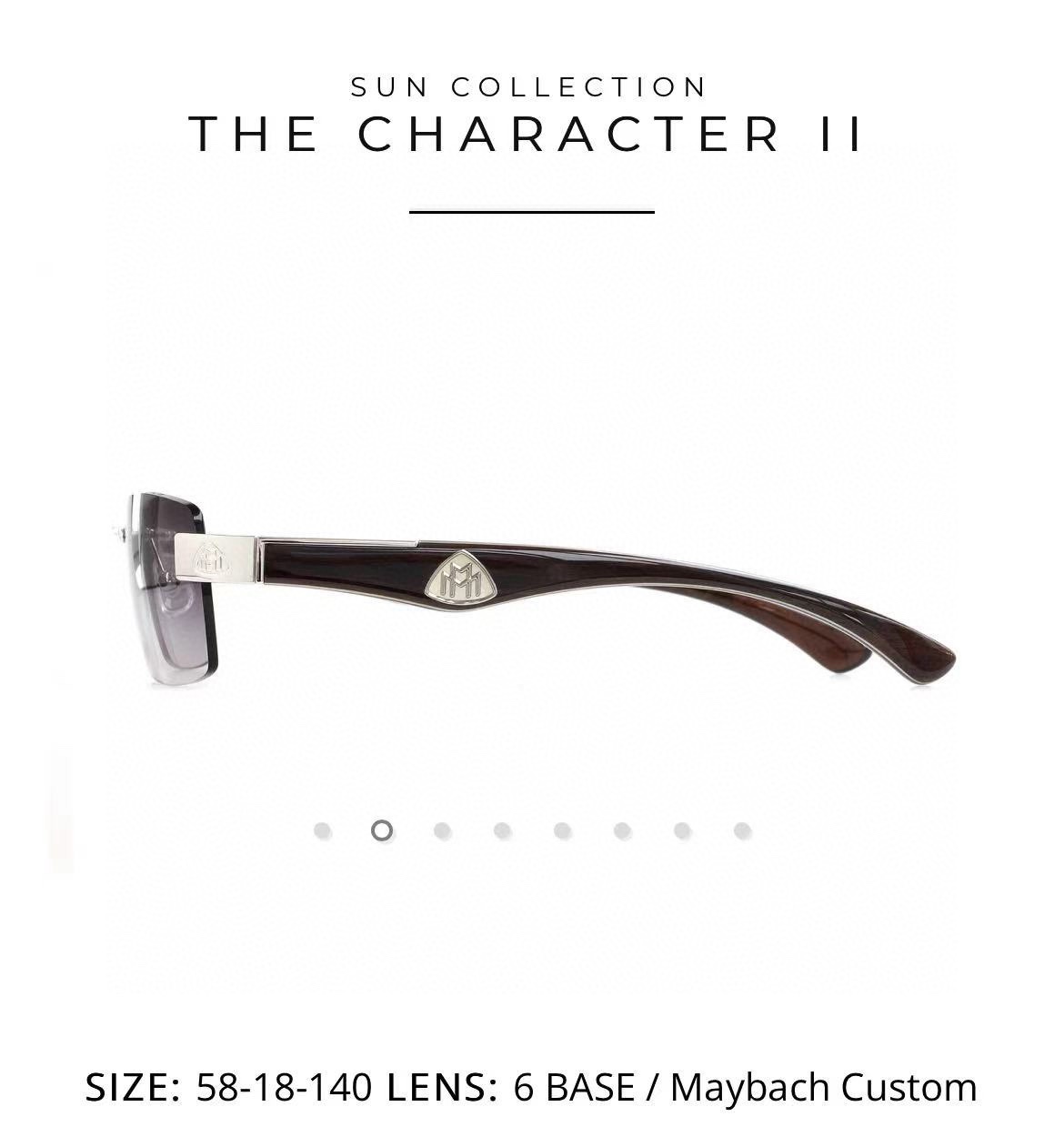 MAYBACH迈巴赫MODELTHECHARACTERIISIZE58口18-140