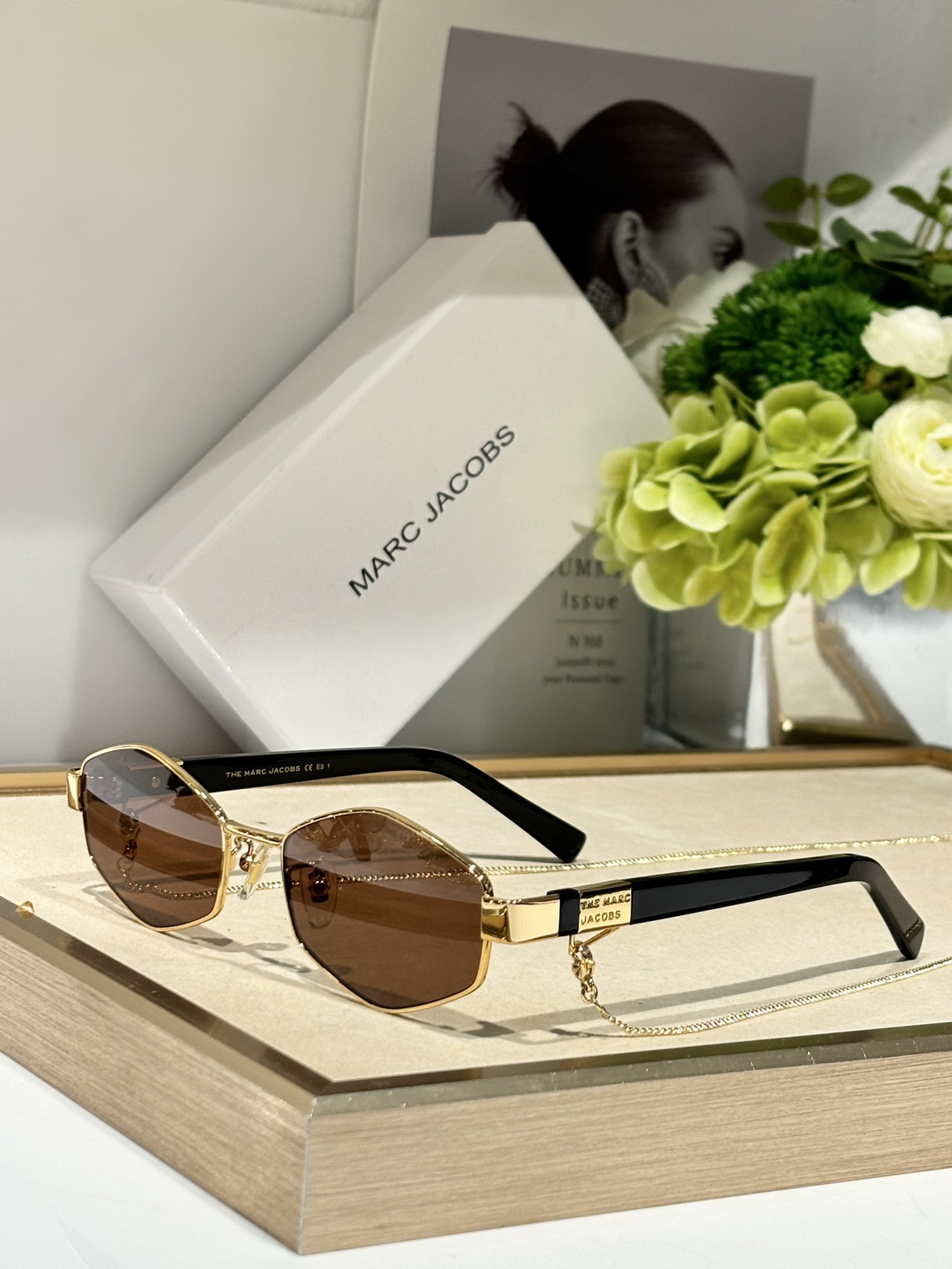  Marc jacobs 
ModMARC 496/s
Size55-17-140
链条⛓️
