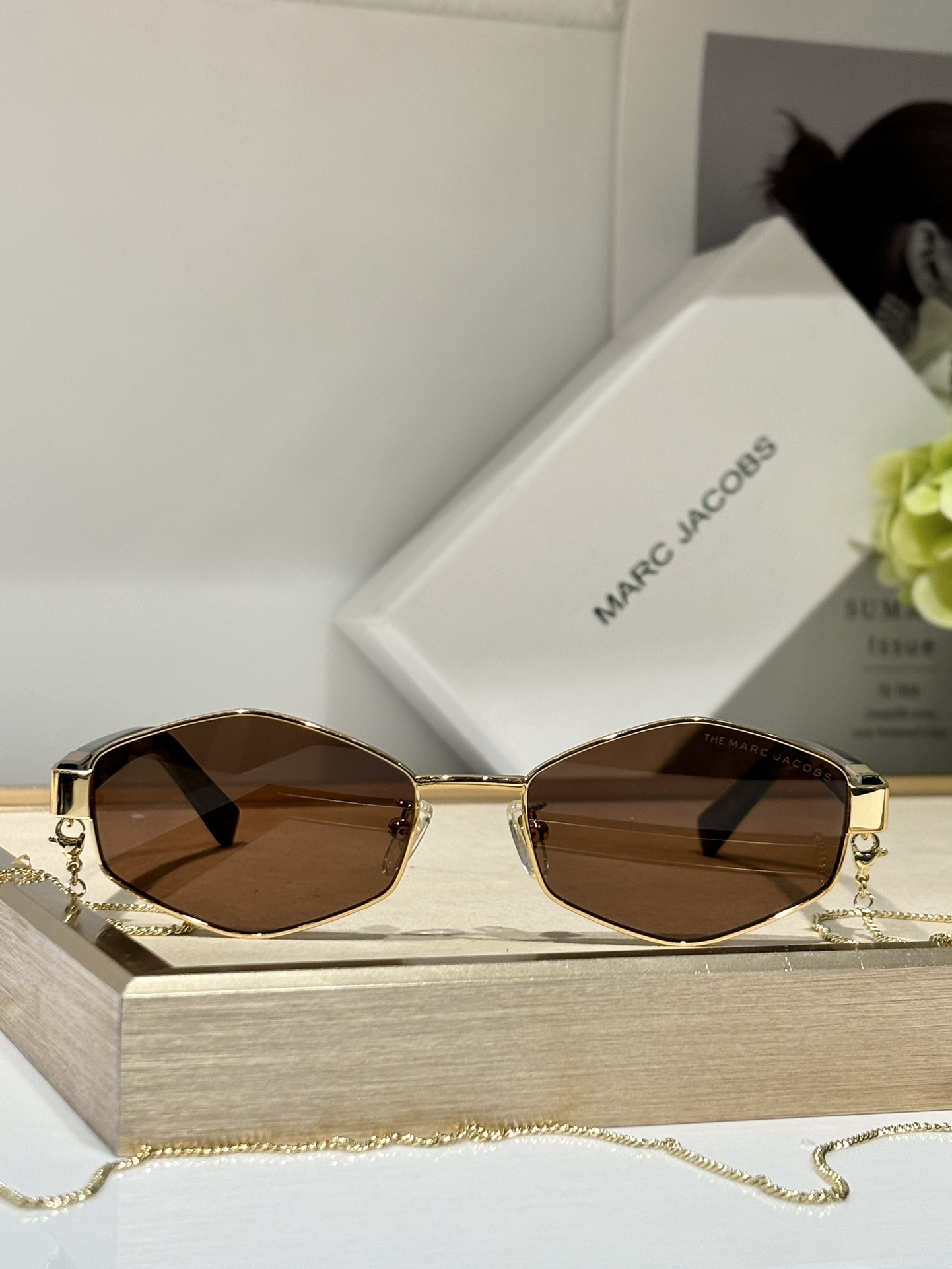  Marc jacobs 
ModMARC 496/s
Size55-17-140
链条⛓️

