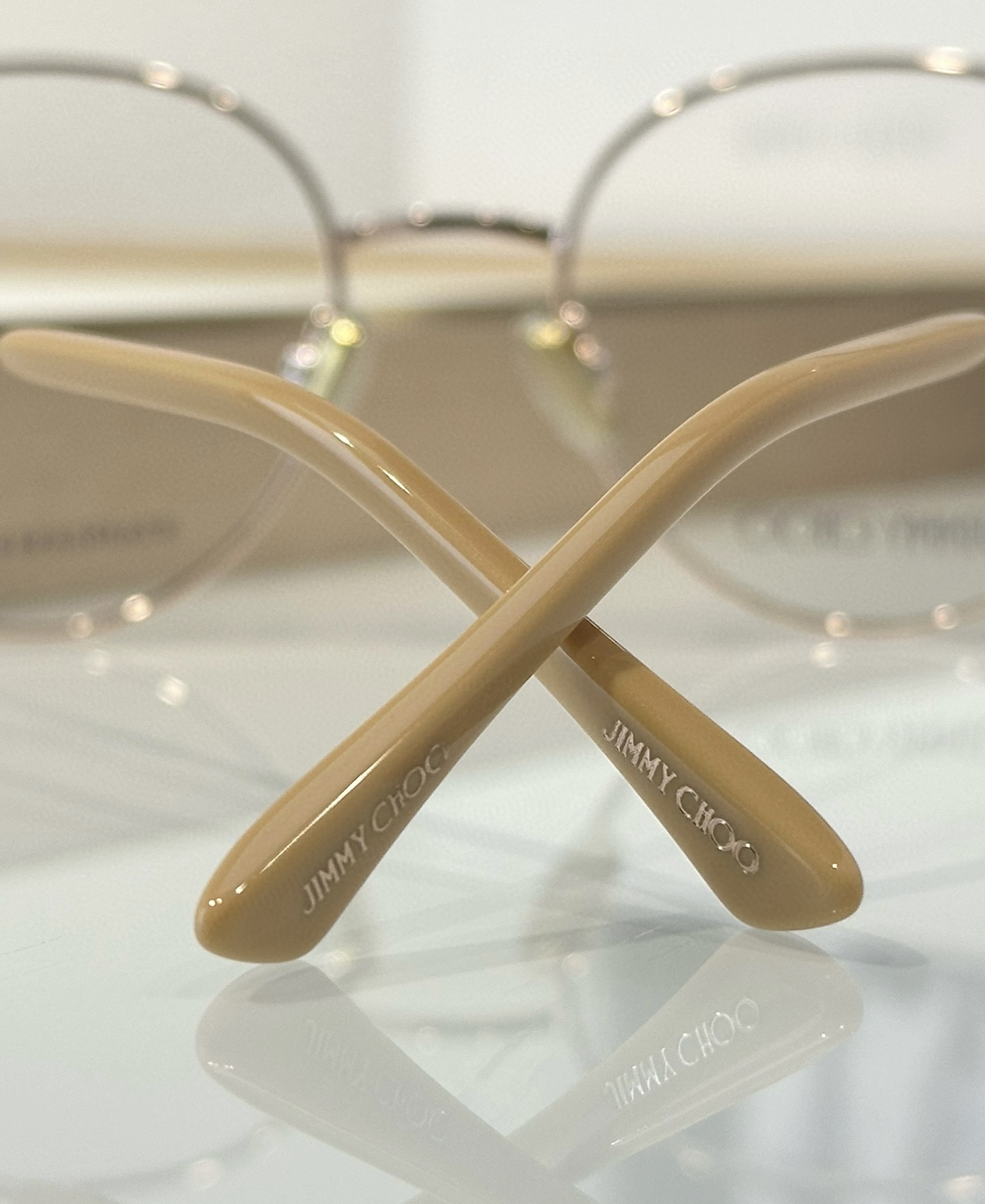 Jimmycho. Rose gold. High-quality frame JC 338 Size: 50-19-145 - 图片 9