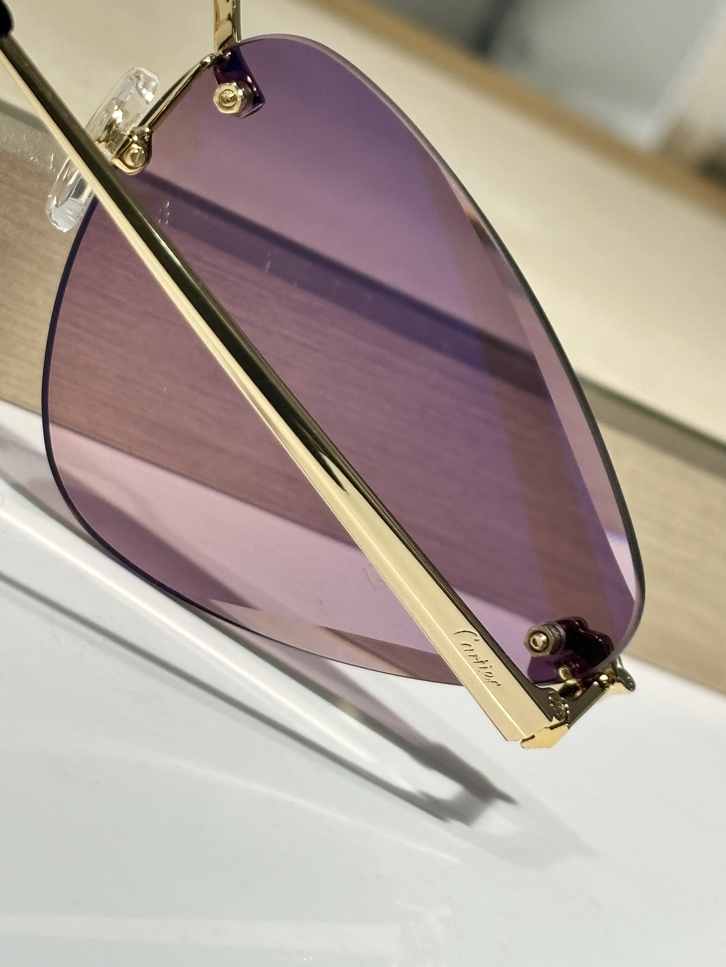  钻石切割工艺 💎经典豹子头
Cartier金灿灿镀金
CT0399S
size：62口15-145✔️