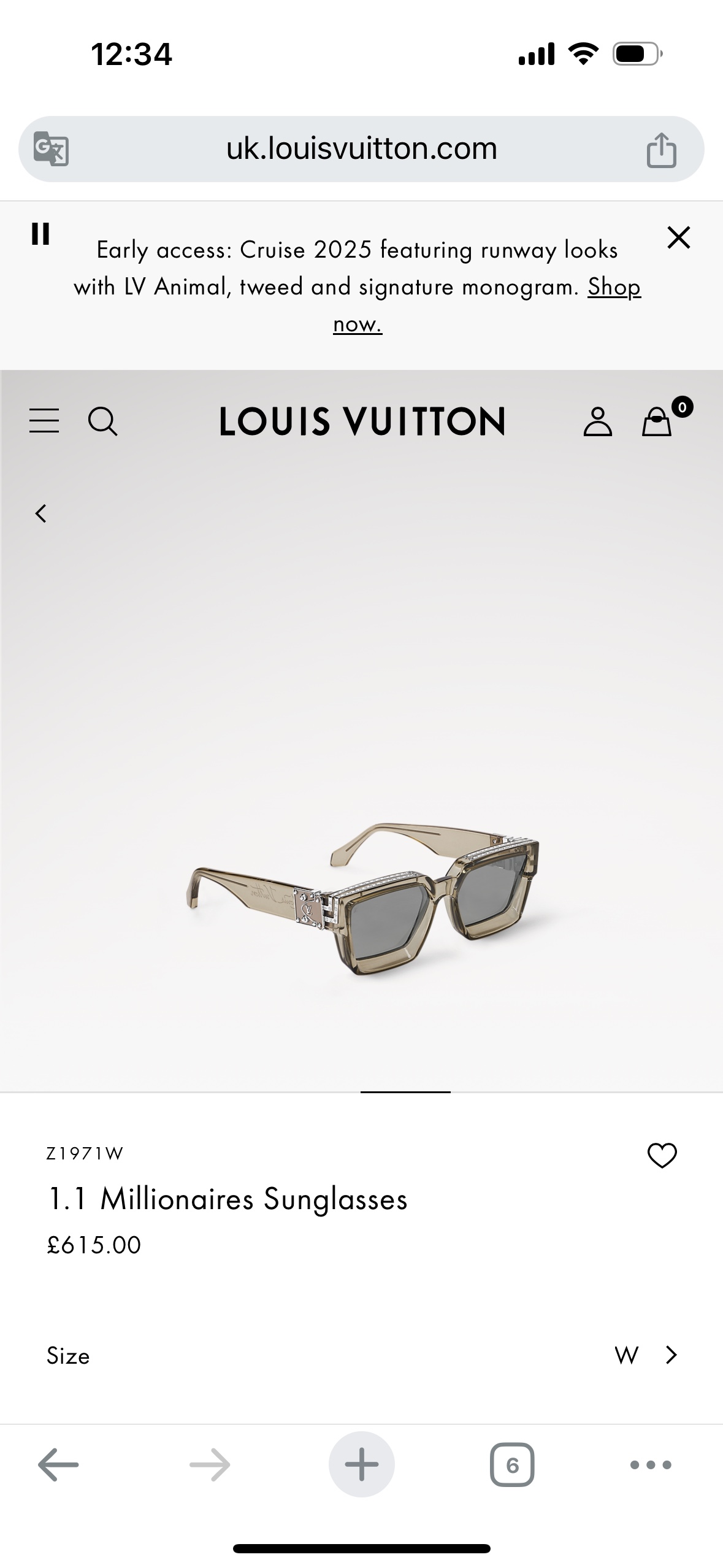 。24/25 Add new colors
TOP QUALITY 
LV96006 Millionai