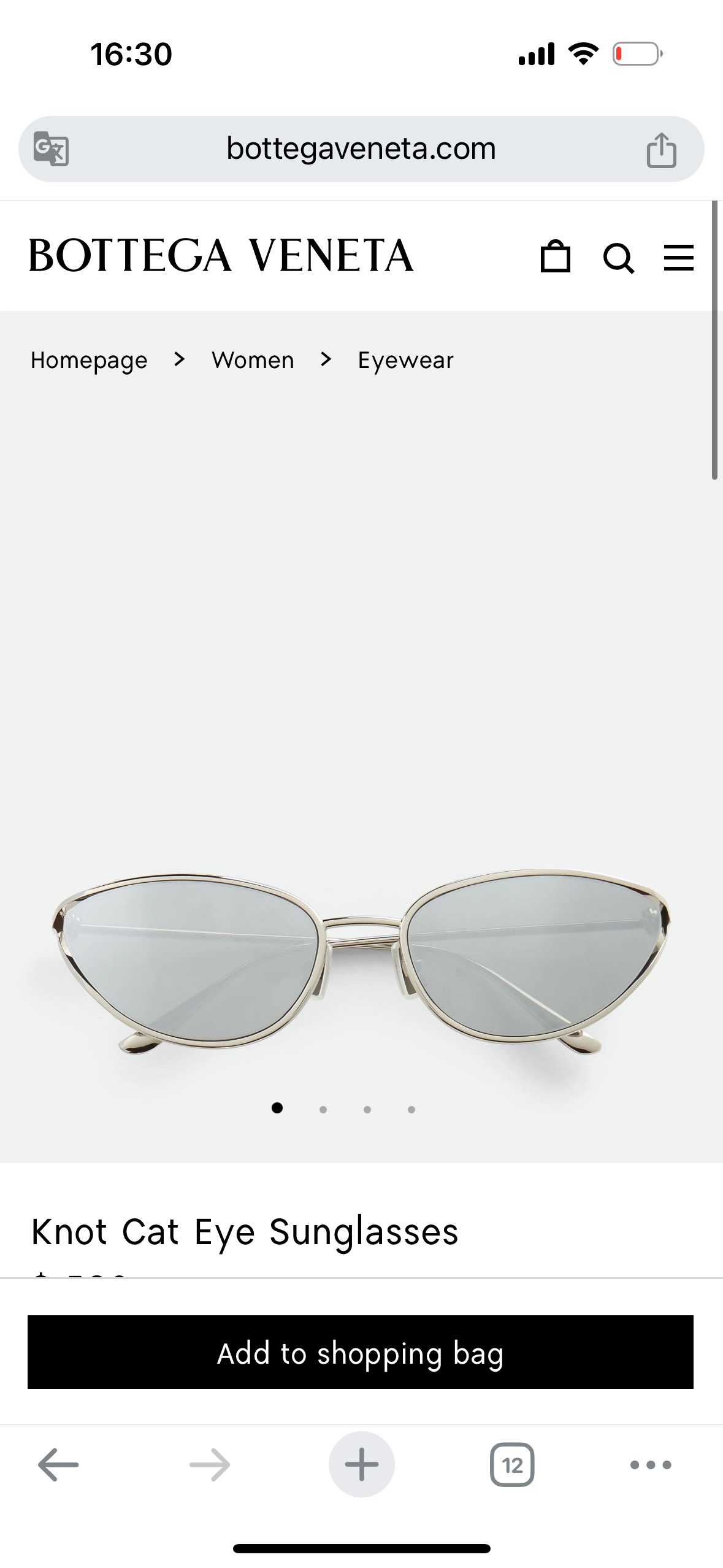 Bottega Veneta Sunglasses BV1330S Original Quality, Size 57-19-130, Confirm Nasal Fit, No Fading, Handsome Look - 图片 4