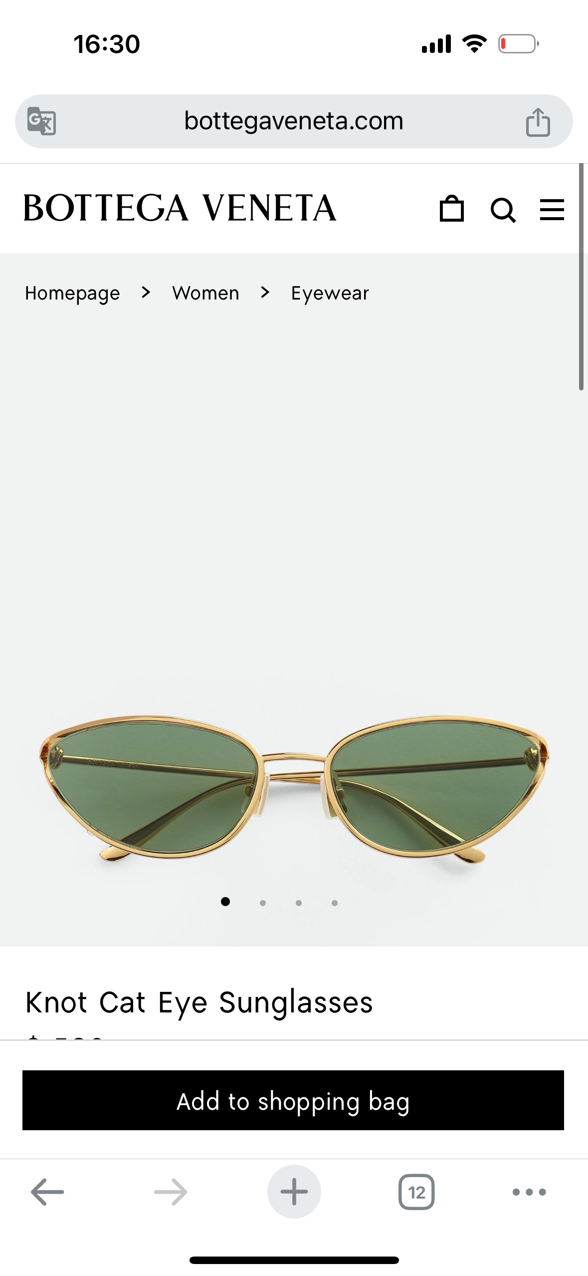 Bottega Veneta Sunglasses BV1330S Original Quality, Size 57-19-130, Confirm Nasal Fit, No Fading, Handsome Look - 图片 7