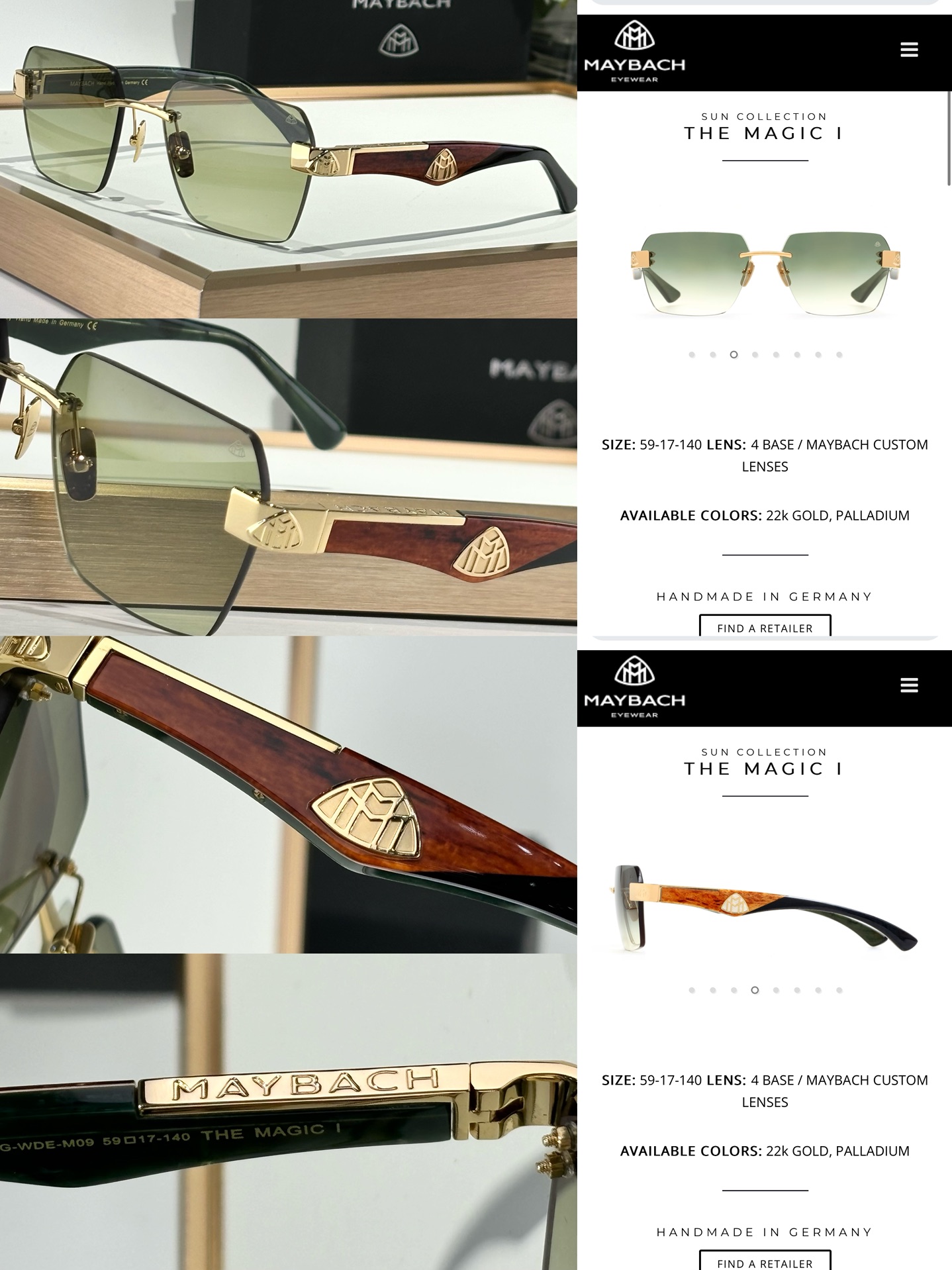 ToPqualityMAYBAC-THEMAGICI意大利进口料size59口17-140