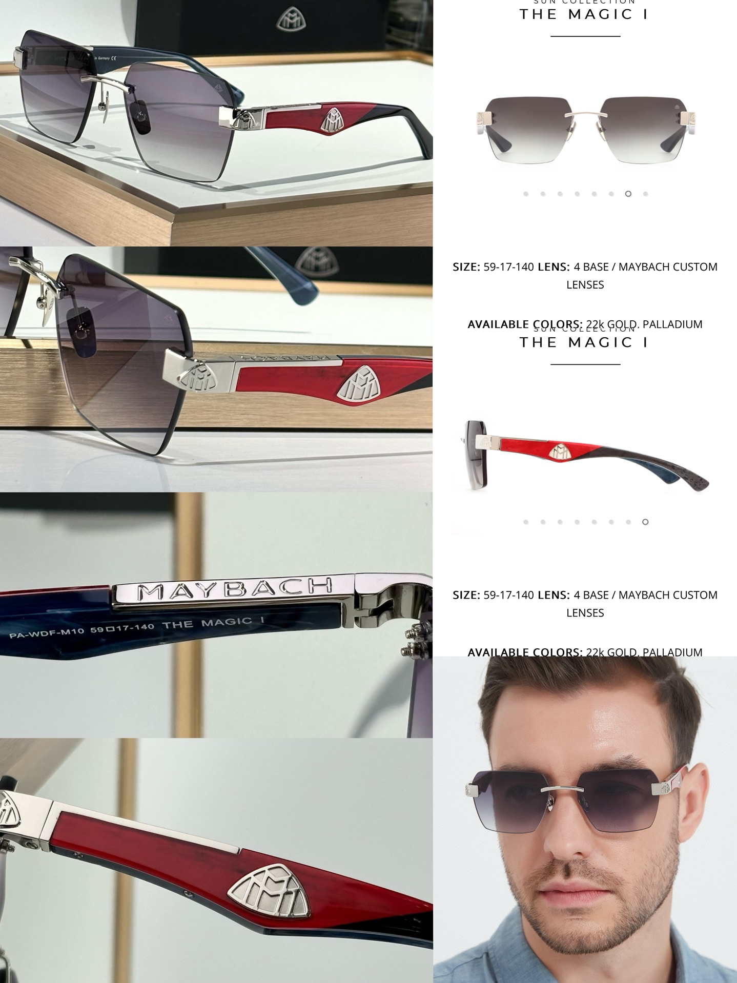 ToPqualityMAYBAC-THEMAGICI意大利进口料size59口17-140