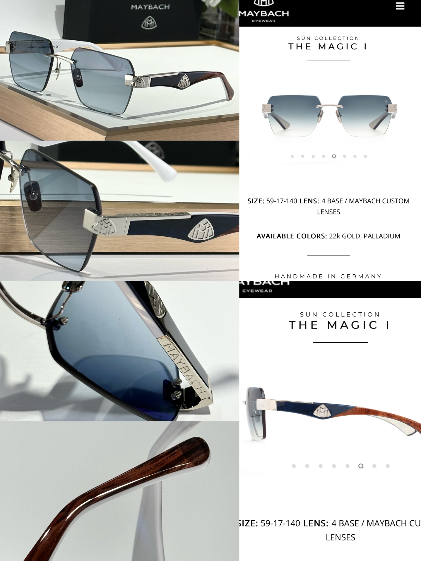 ToPqualityMAYBAC-THEMAGICI意大利进口料size59口17-140