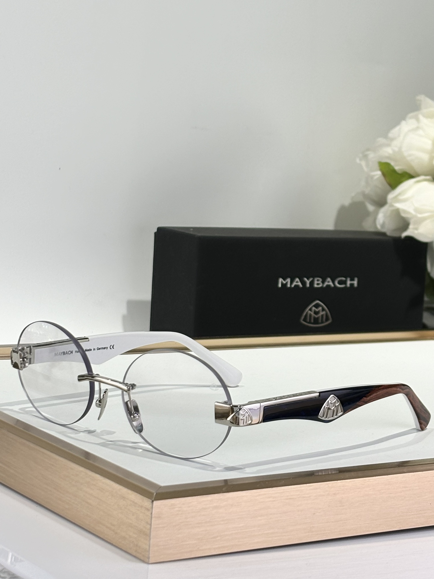 MaybachModTheMagicIISize54-17-140定制进口板料双色拼腿采用K金真空电镀