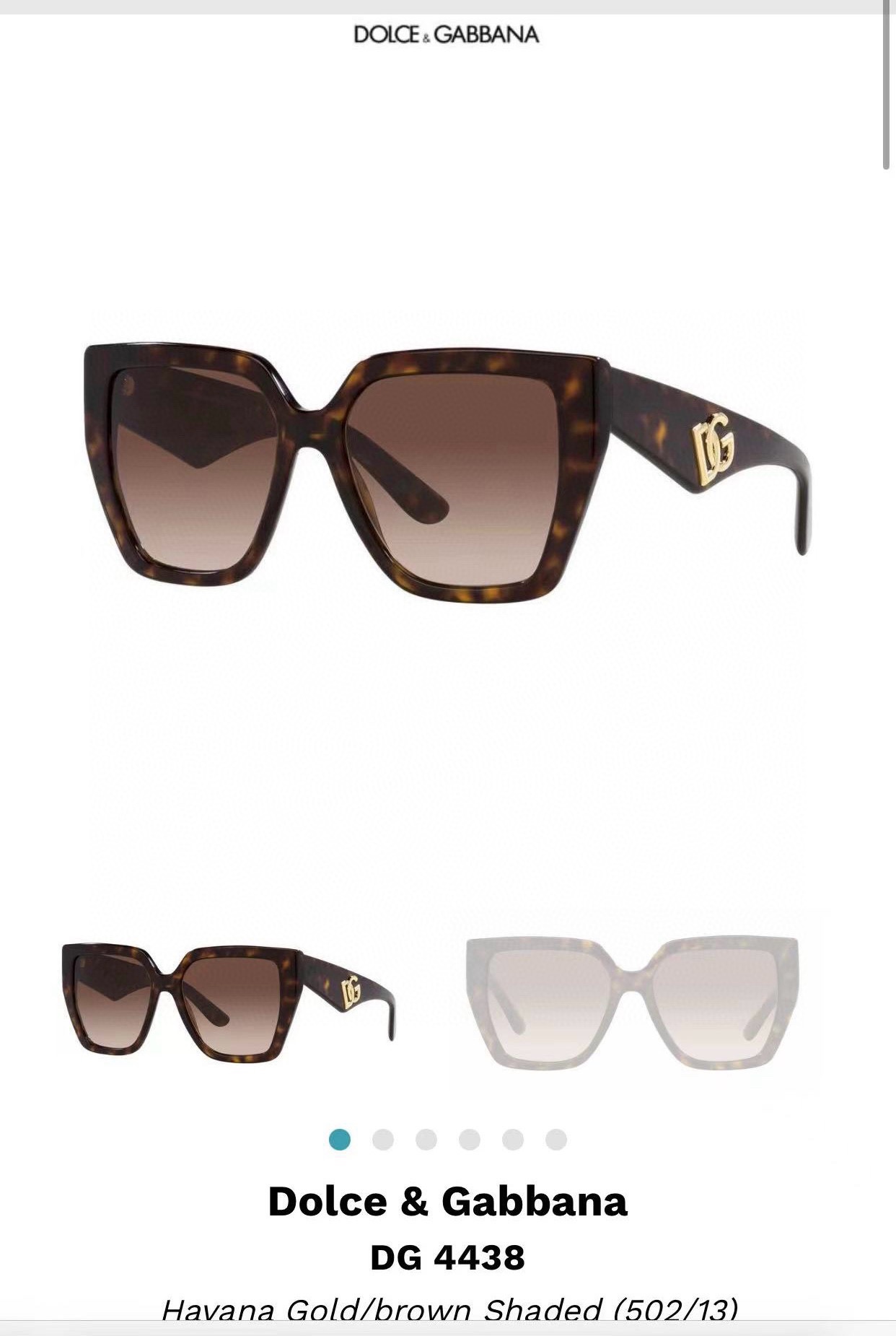 DOLCE&GABBAN*MODELDG4438SIZE55口17-145