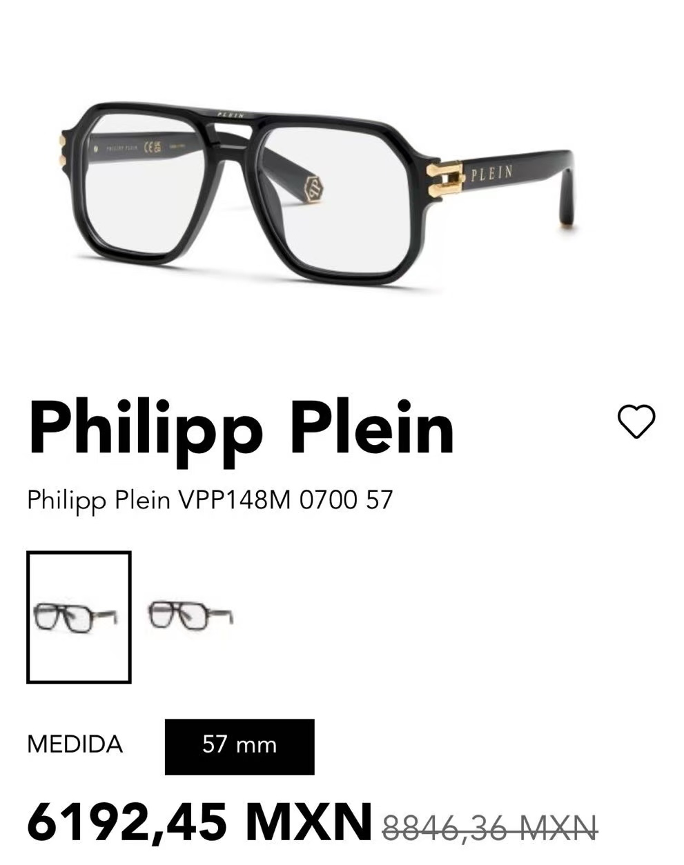  PhiliPPPlein
Model：SP
Size：57口22-145
