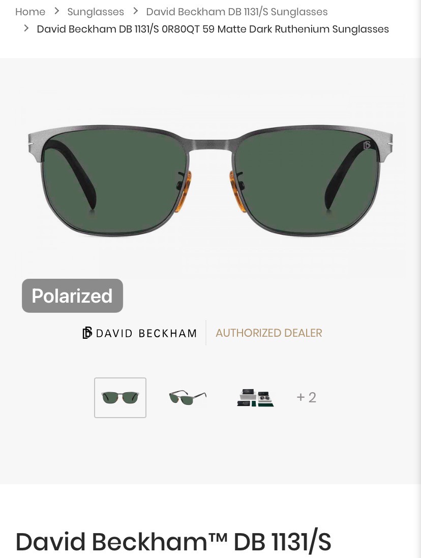  David Beckham
Model：DB 1131
Size：59口18 145
