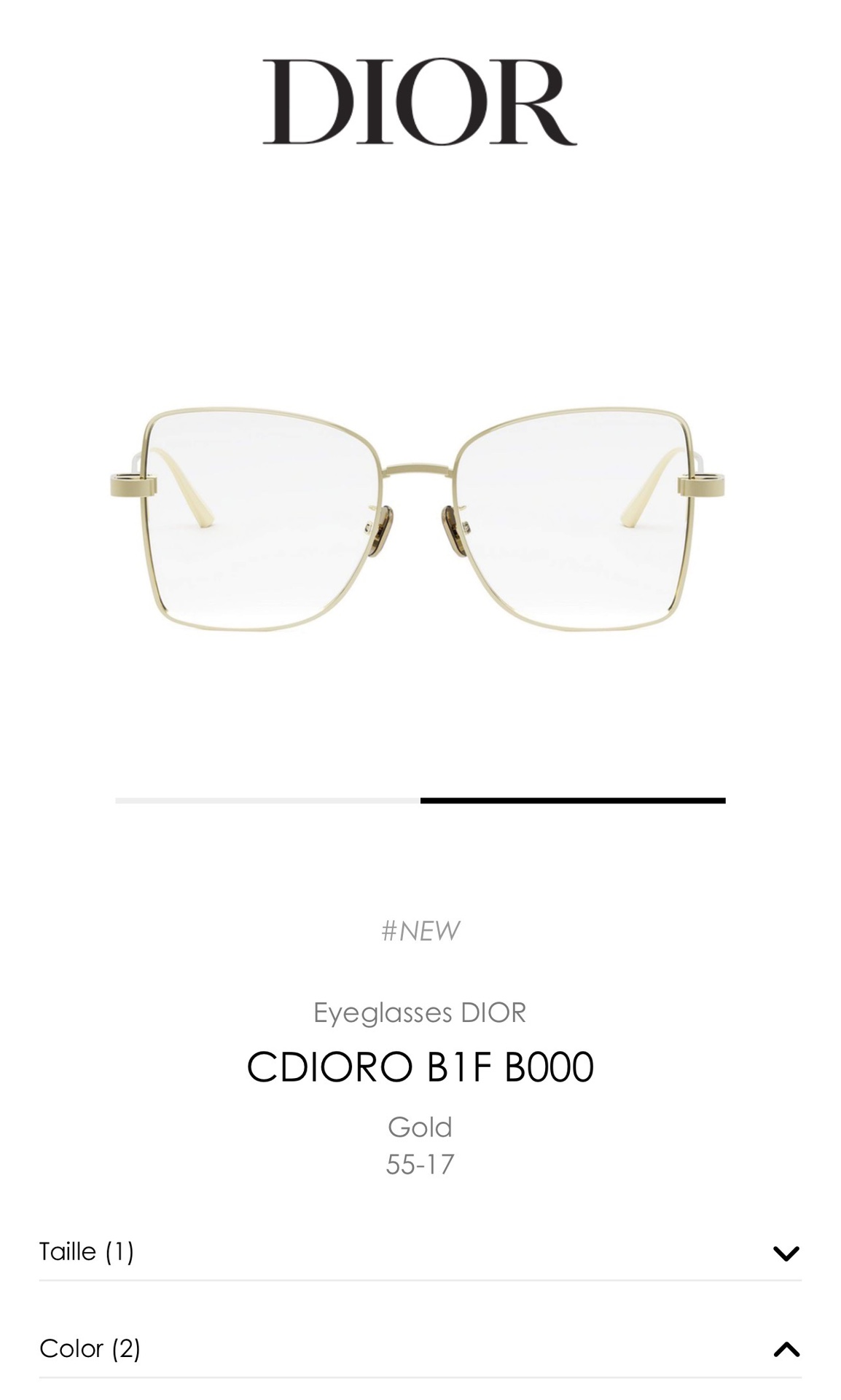  DIOR
MOD：CDiorB1F
Size：55口17 140
